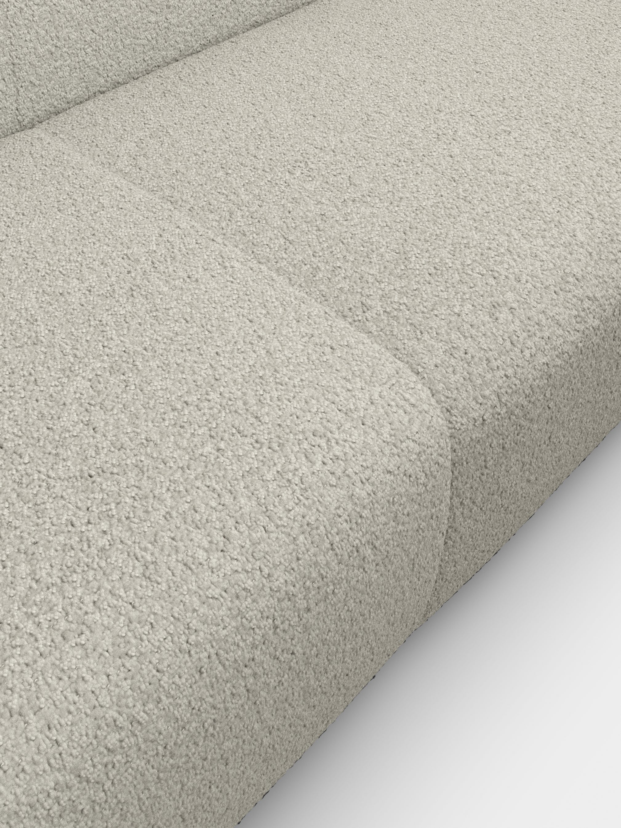 Plump 3-Seater Left Open Modular Sofa