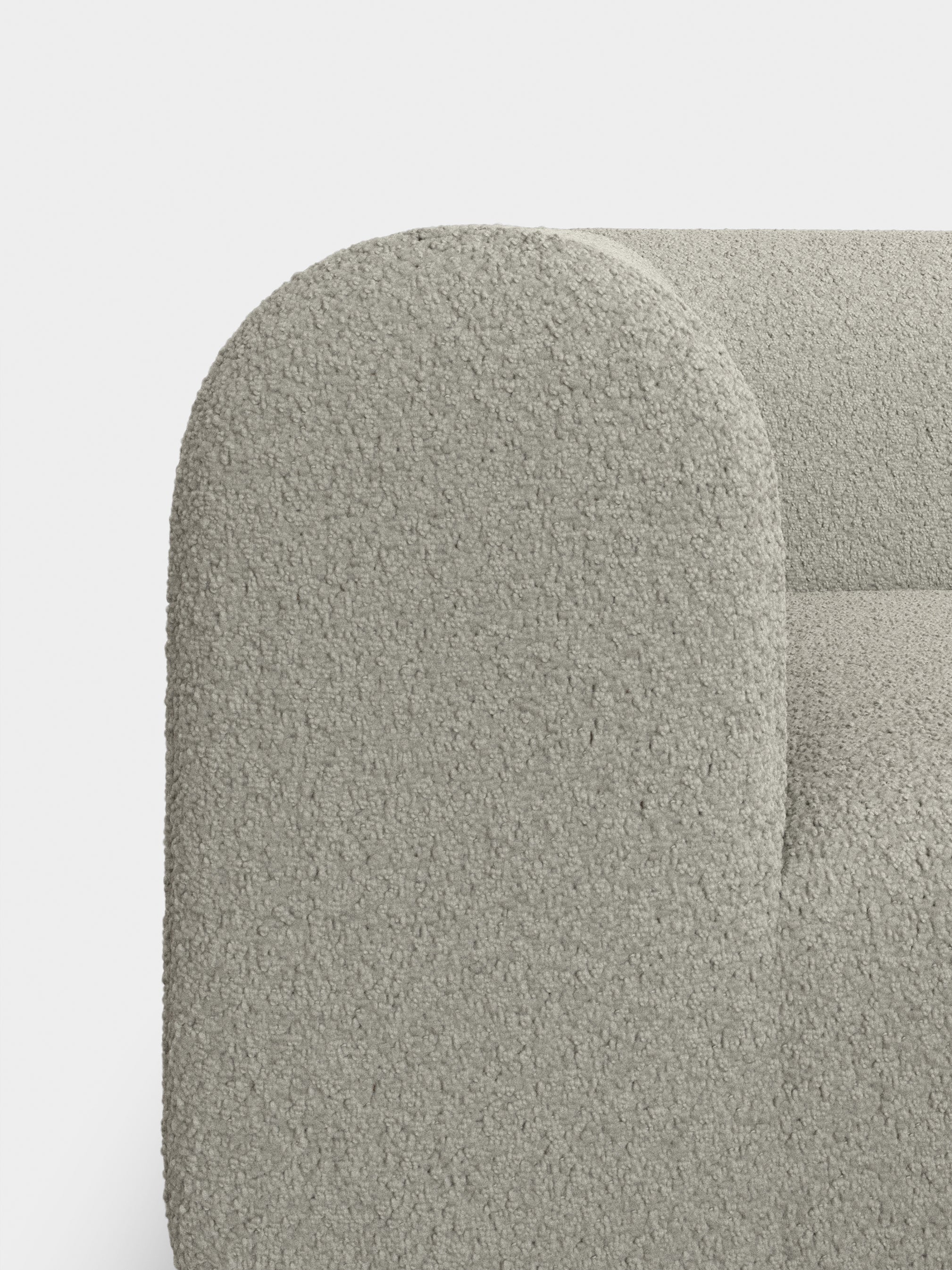Plump 3-Seater Left Open Modular Sofa