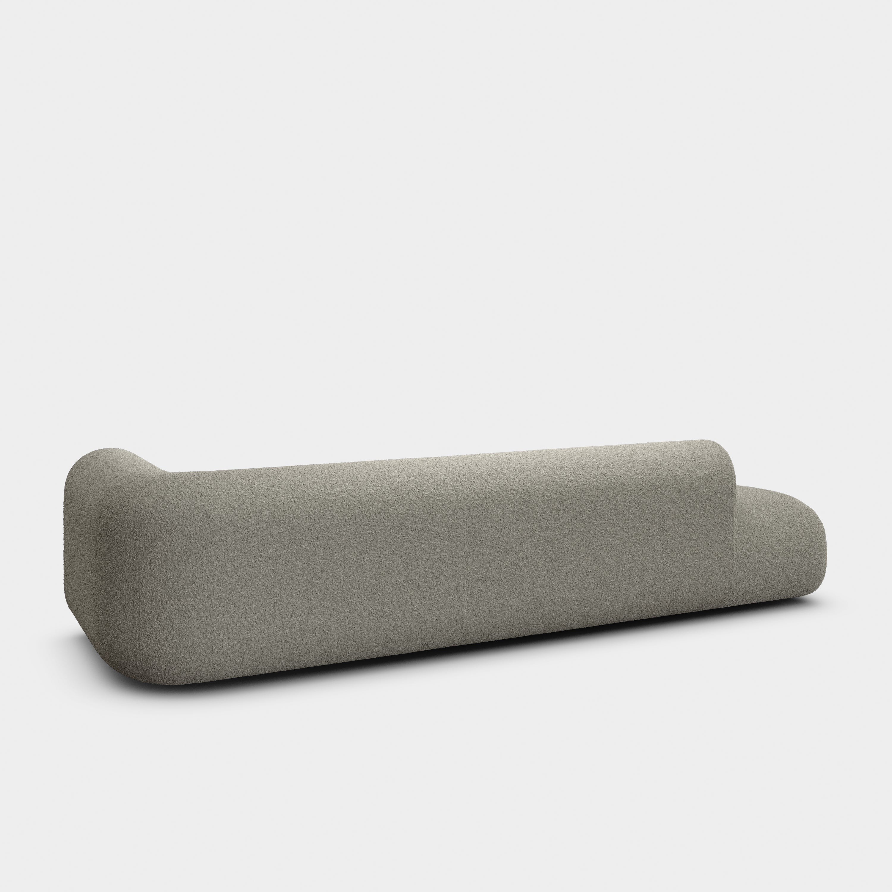 Plump 3-Seater Left Open Modular Sofa