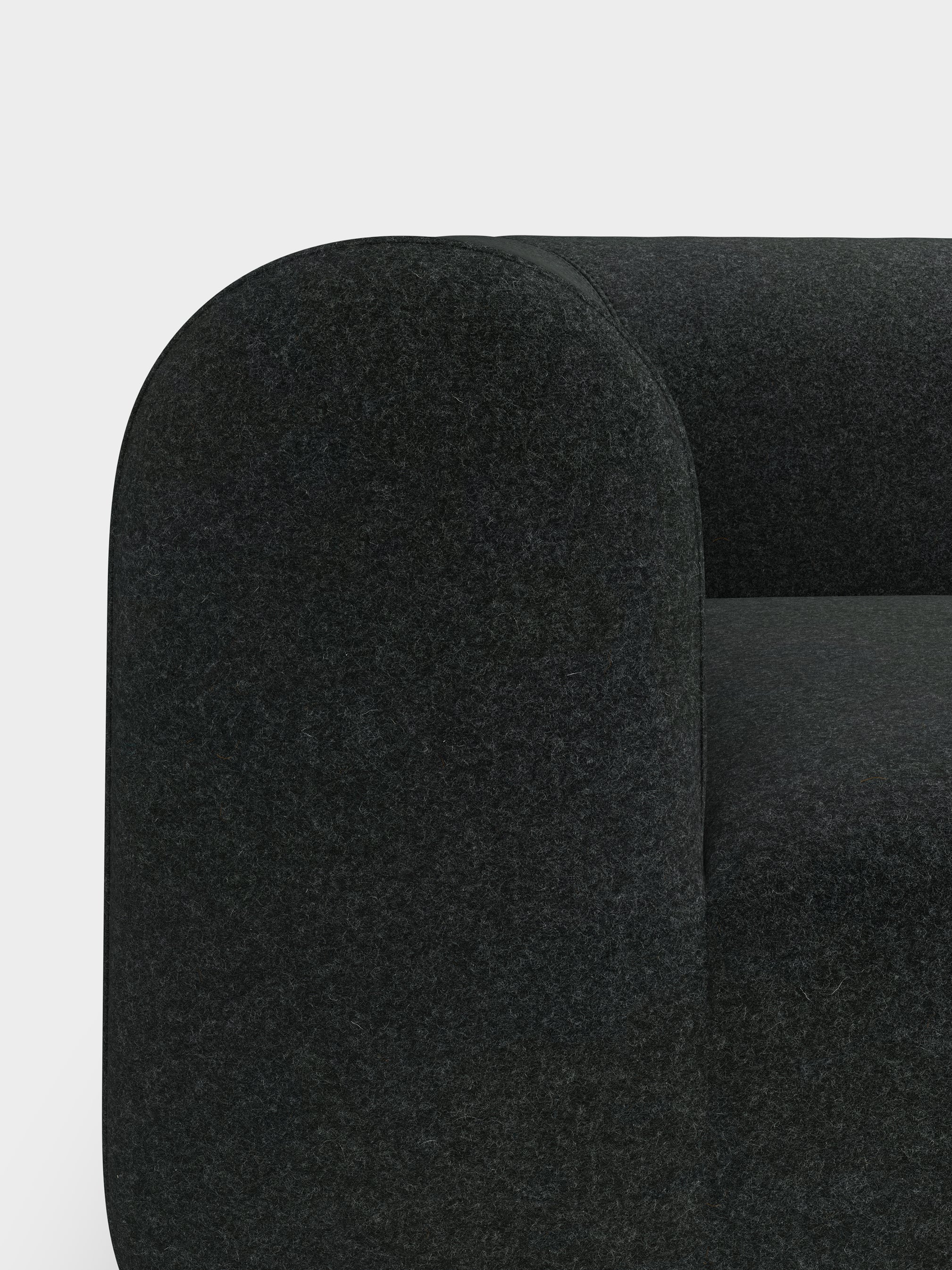 Plump 3-Seater Left Open Modular Sofa
