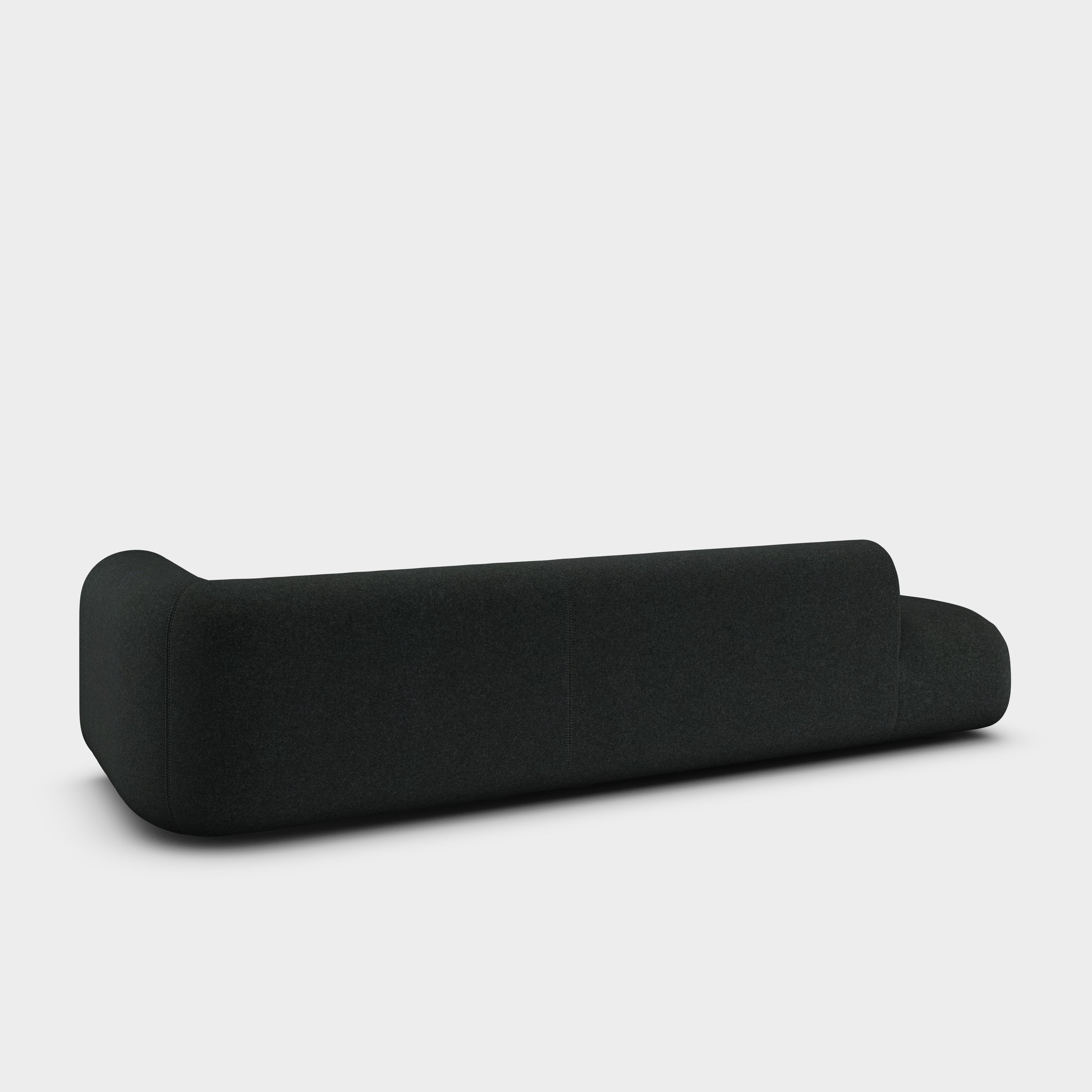 Plump 3-Seater Left Open Modular Sofa
