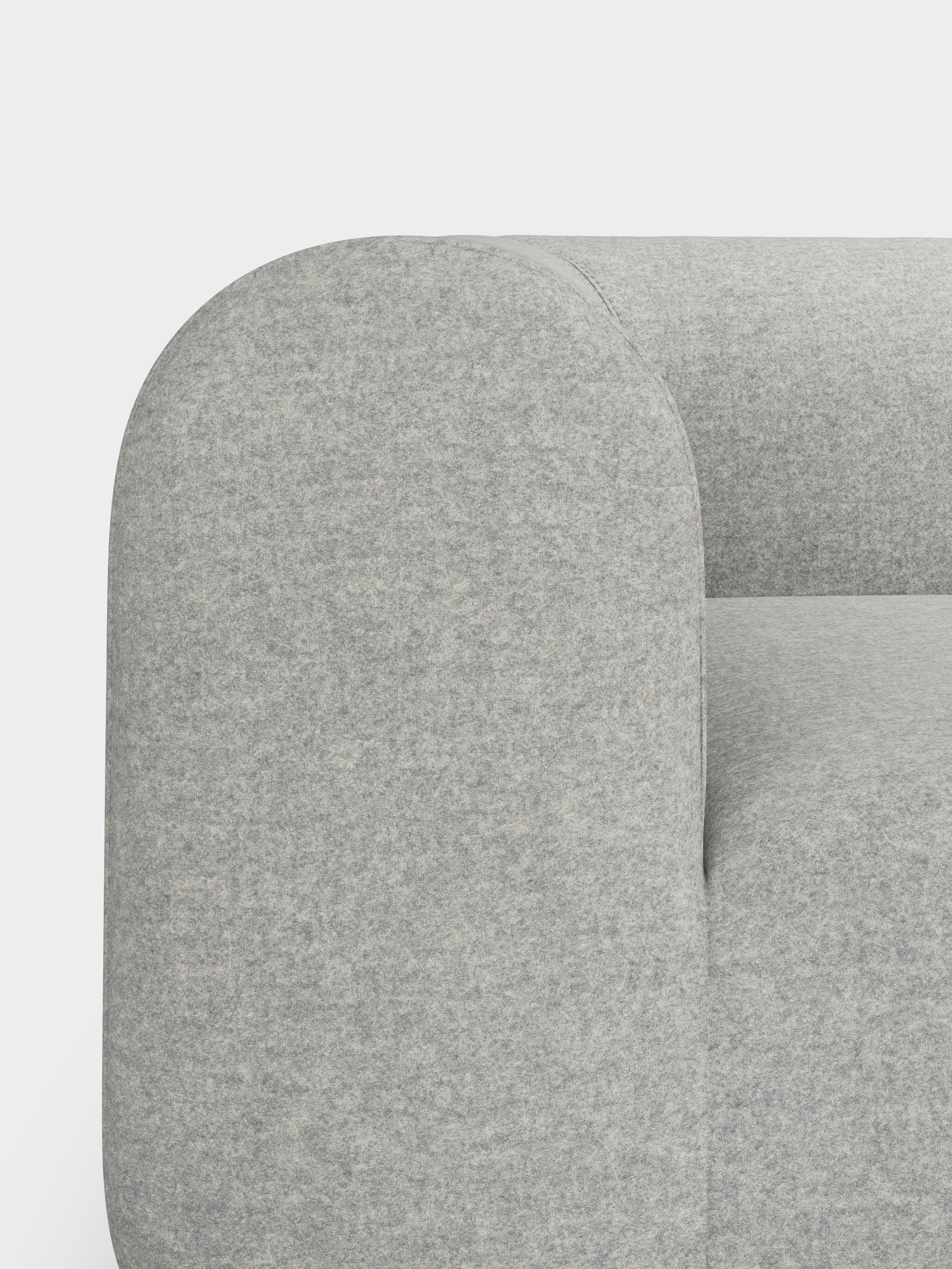 Plump 3-Seater Left Open Modular Sofa
