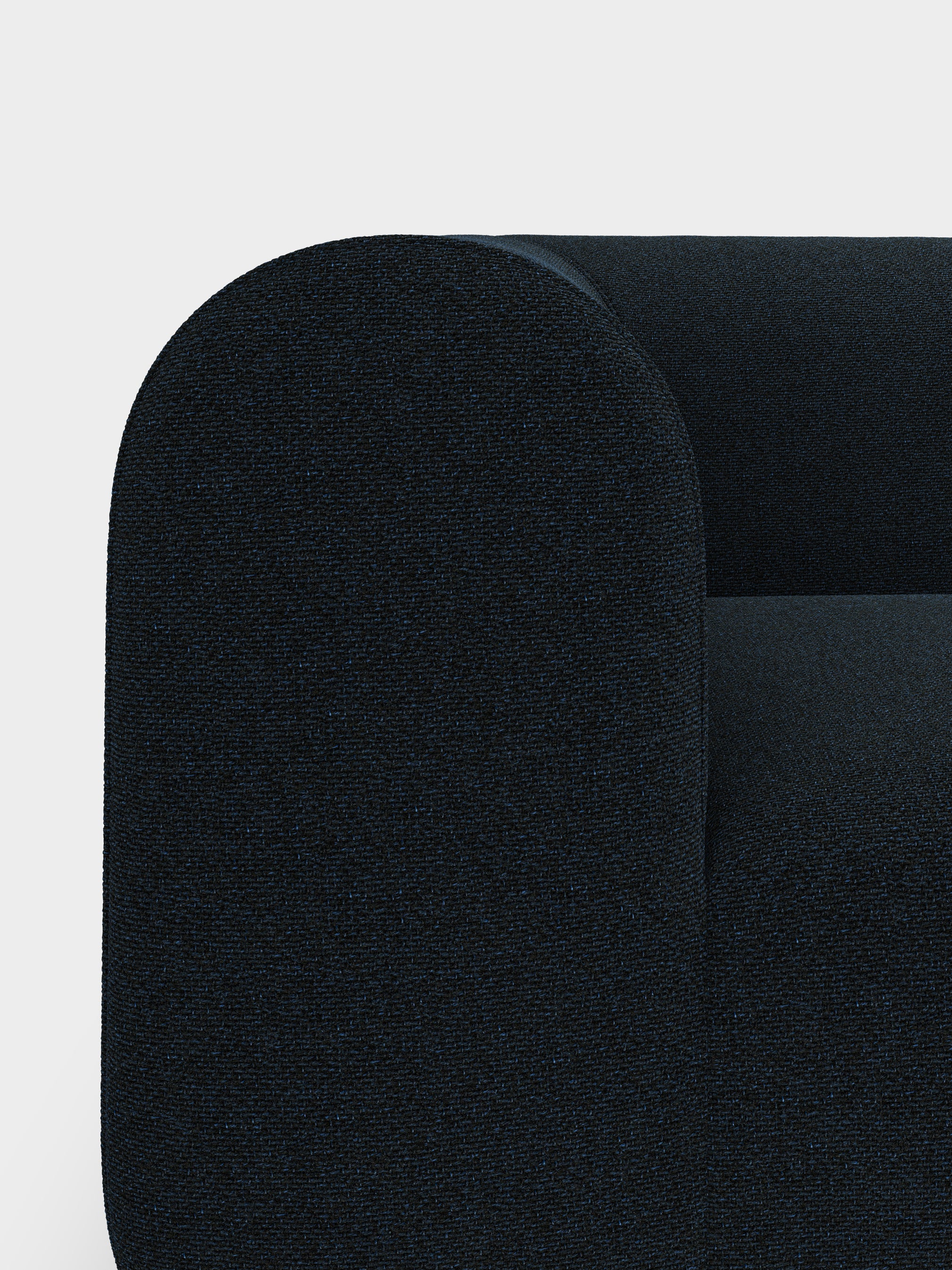 Plump 3-Seater Left Open Modular Sofa