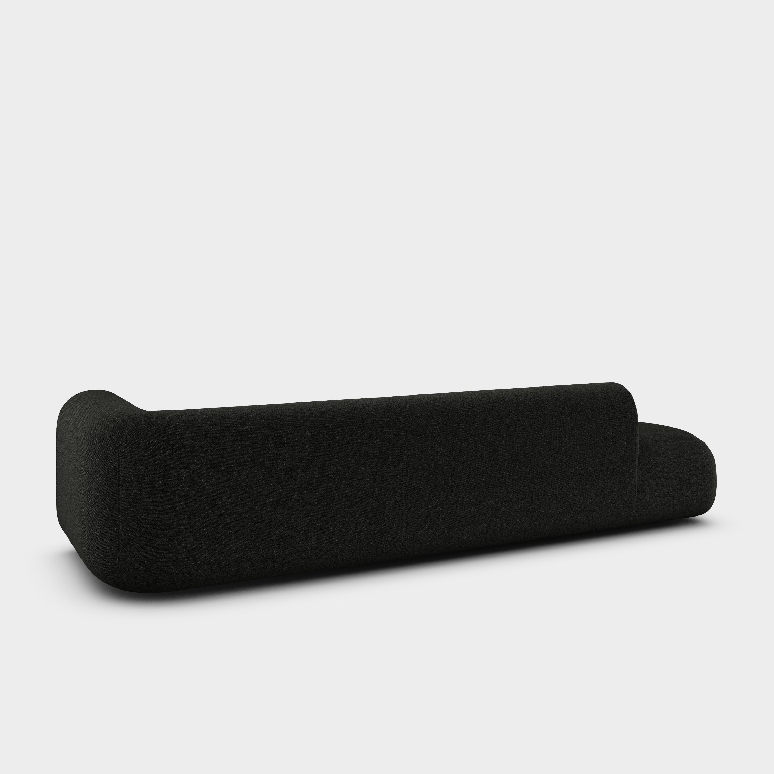 Plump 3-Seater Left Open Modular Sofa