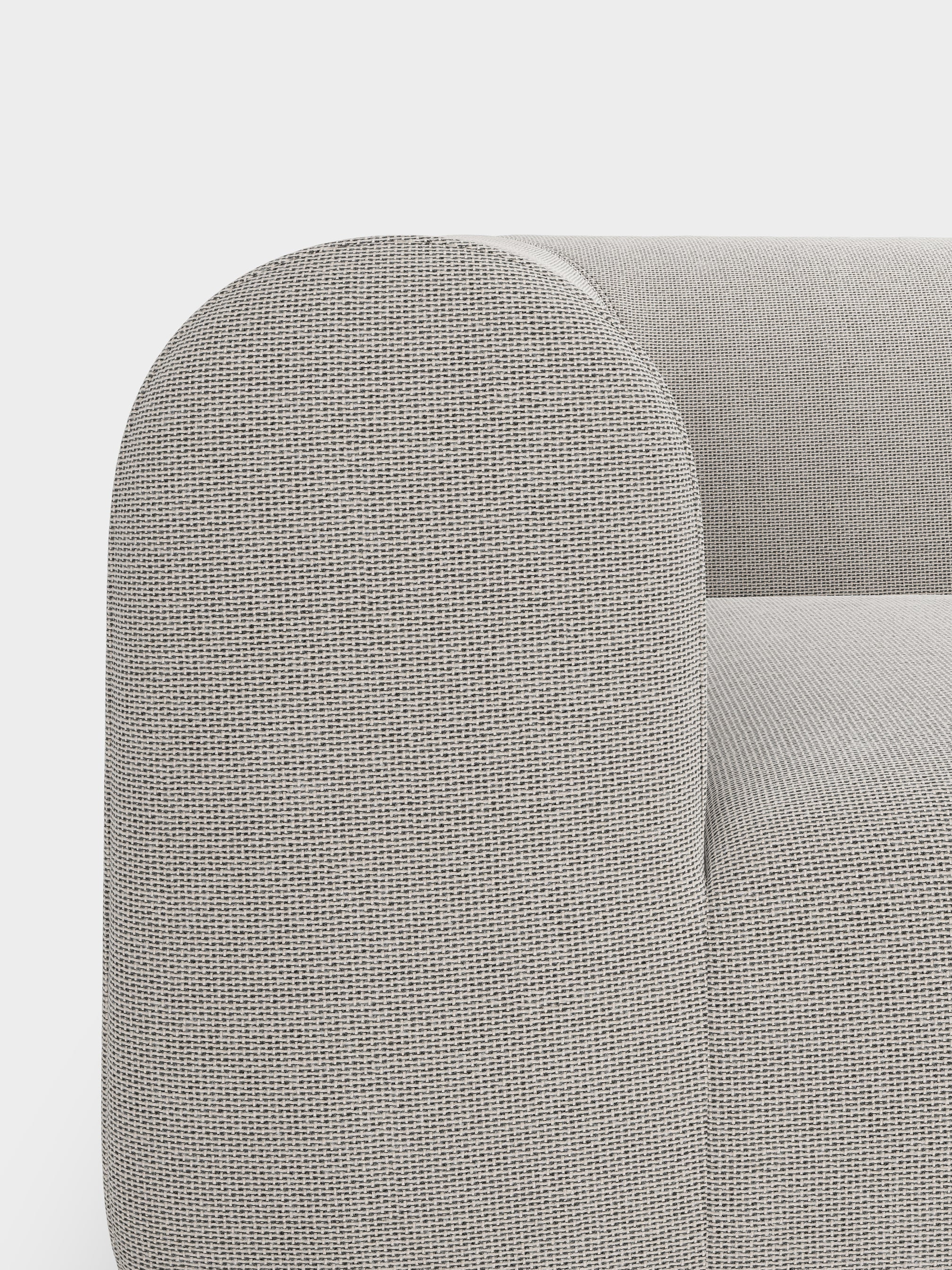 Plump 3-Seater Left Open Modular Sofa