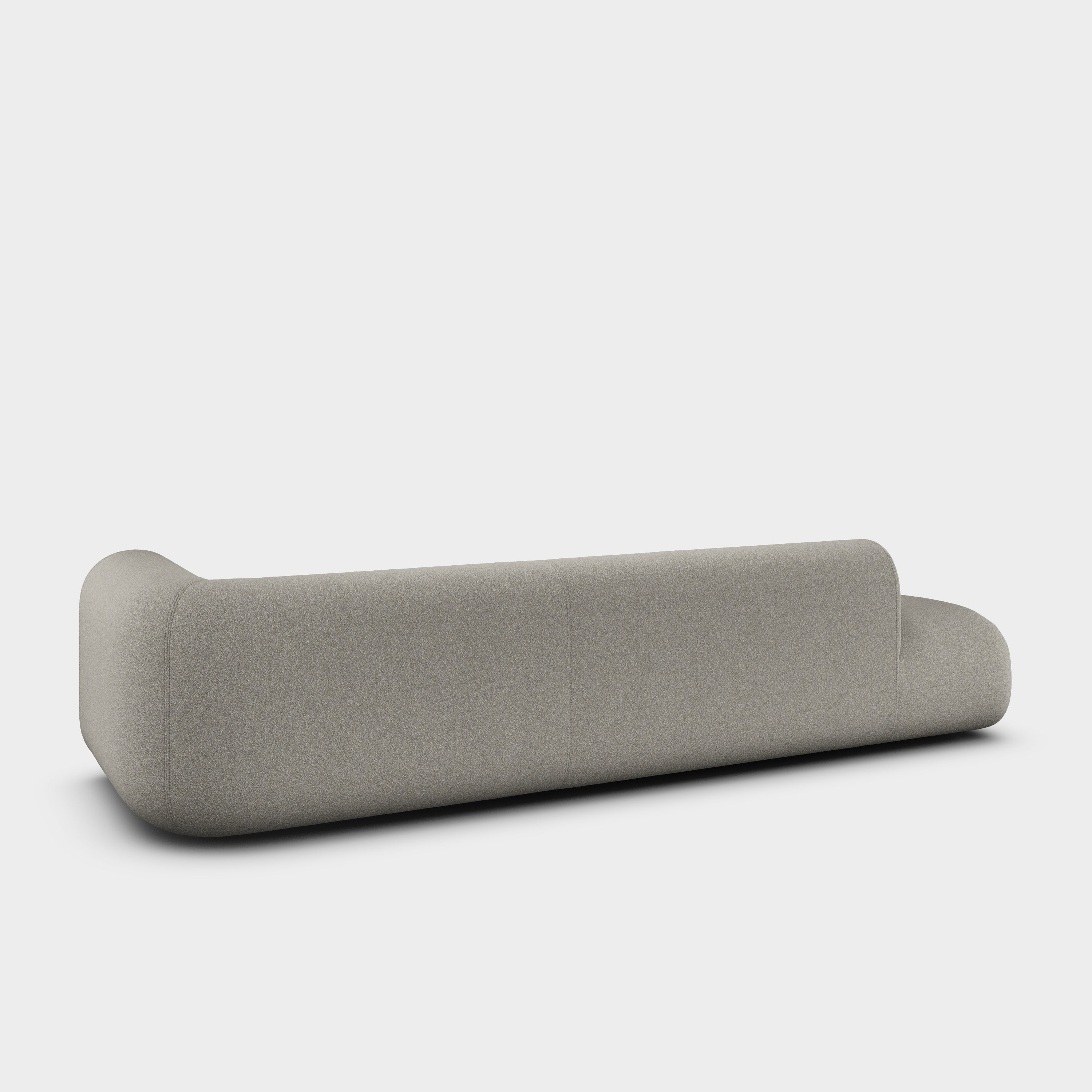 Plump 3-Seater Left Open Modular Sofa