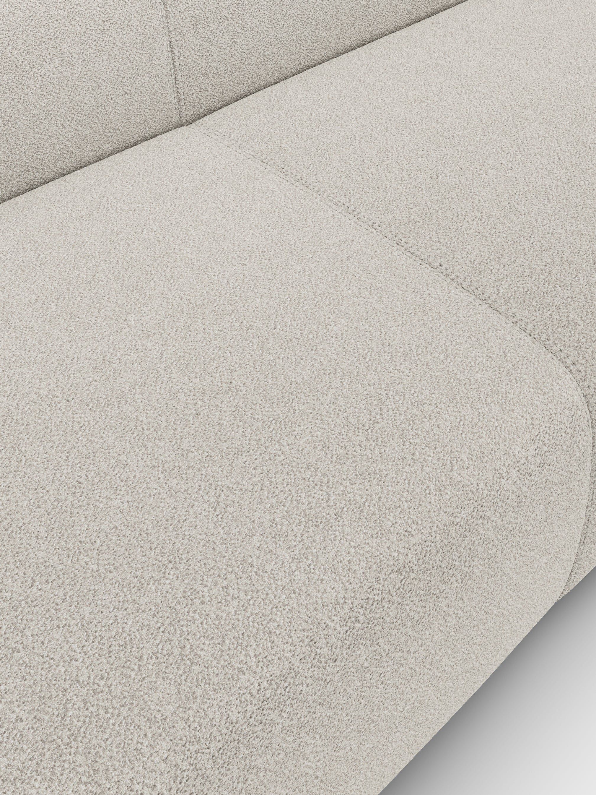 Plump 3-Seater Left Open Modular Sofa