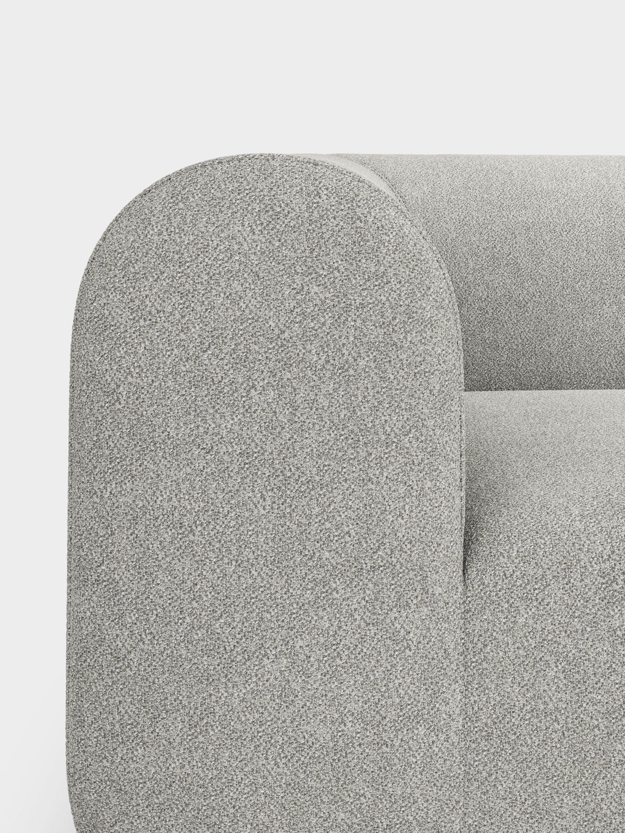 Plump 3-Seater Left Open Modular Sofa