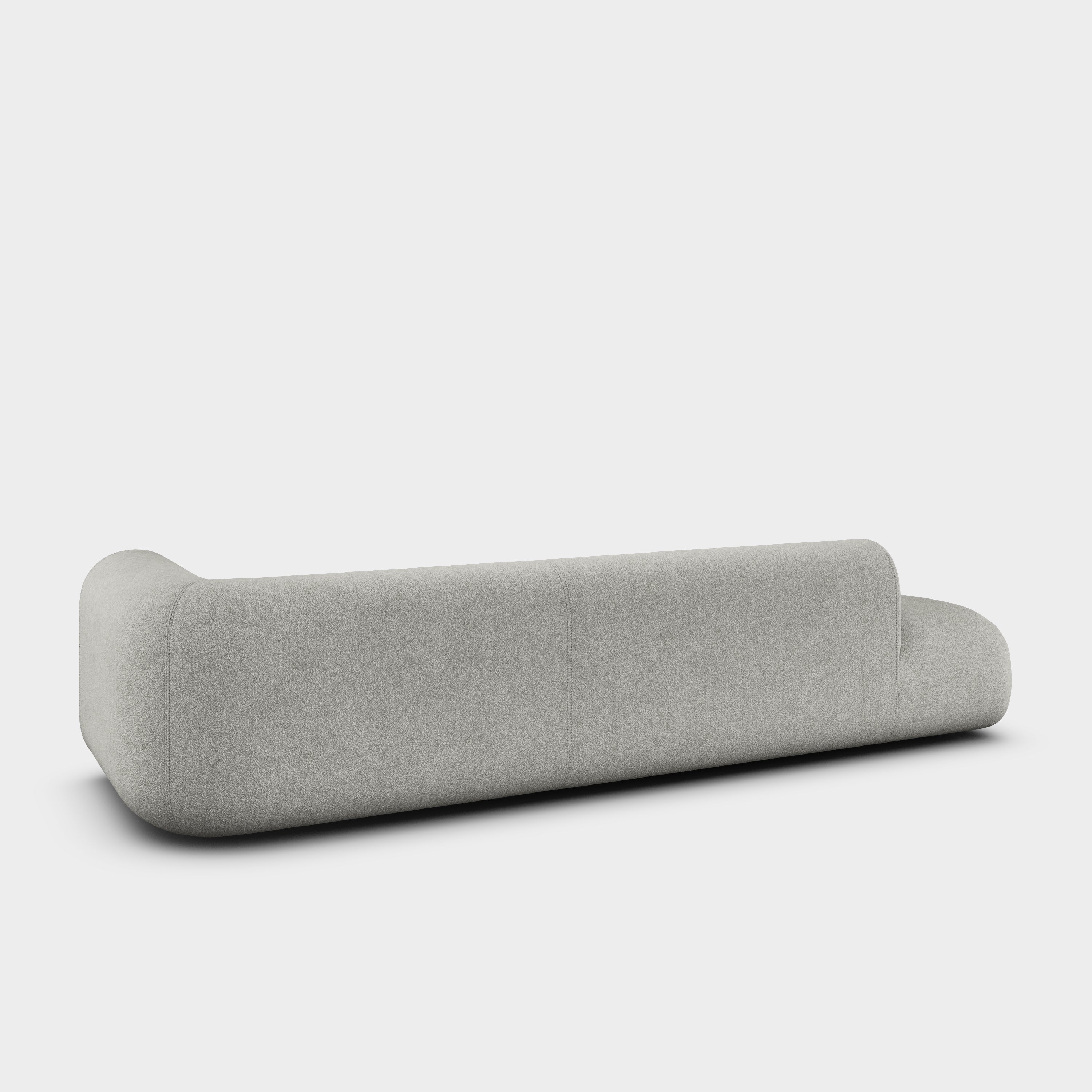 Plump 3-Seater Left Open Modular Sofa