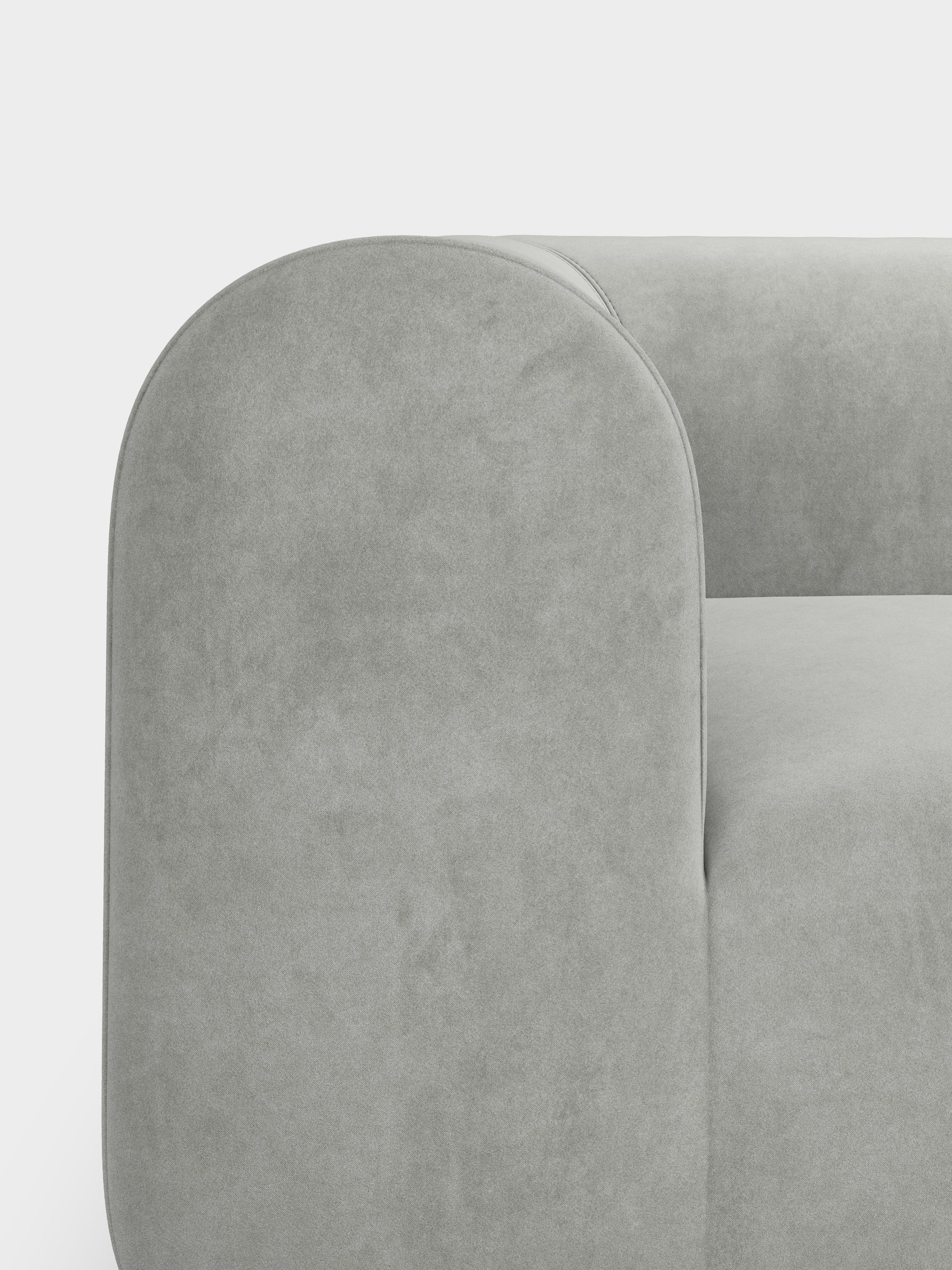 Plump 3-Seater Left Open Modular Sofa