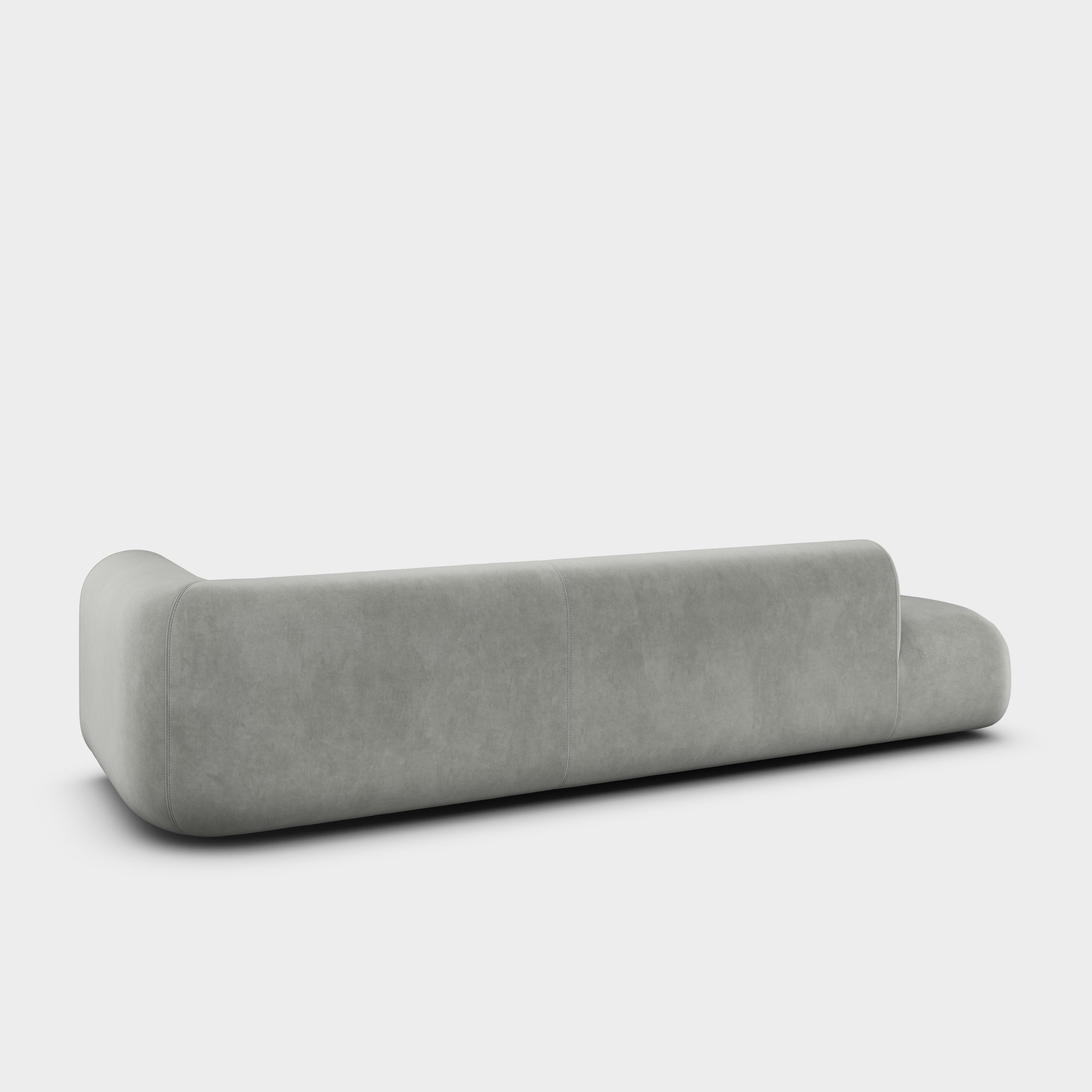 Plump 3-Seater Left Open Modular Sofa