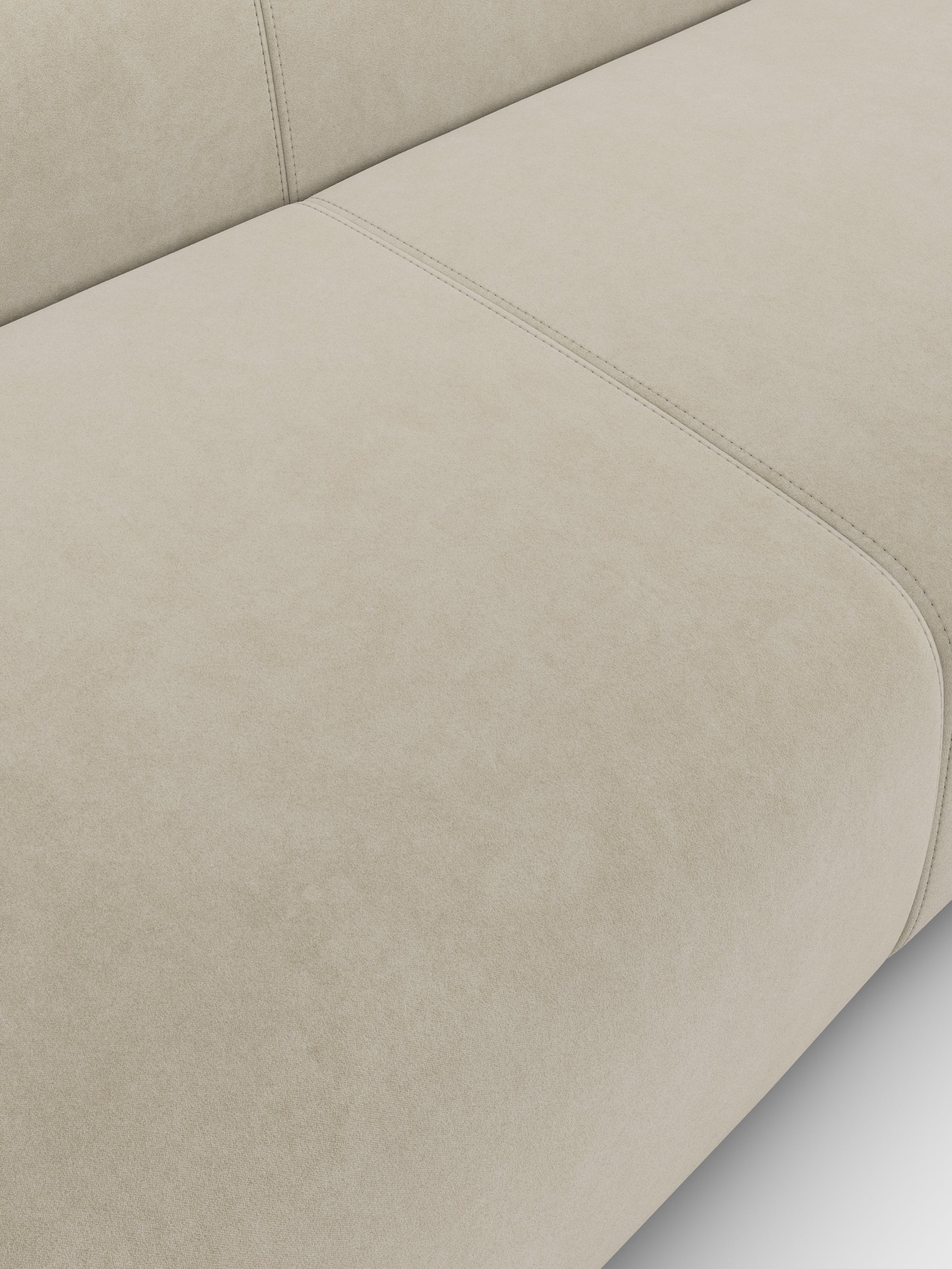 Plump 3-Seater Left Open Modular Sofa
