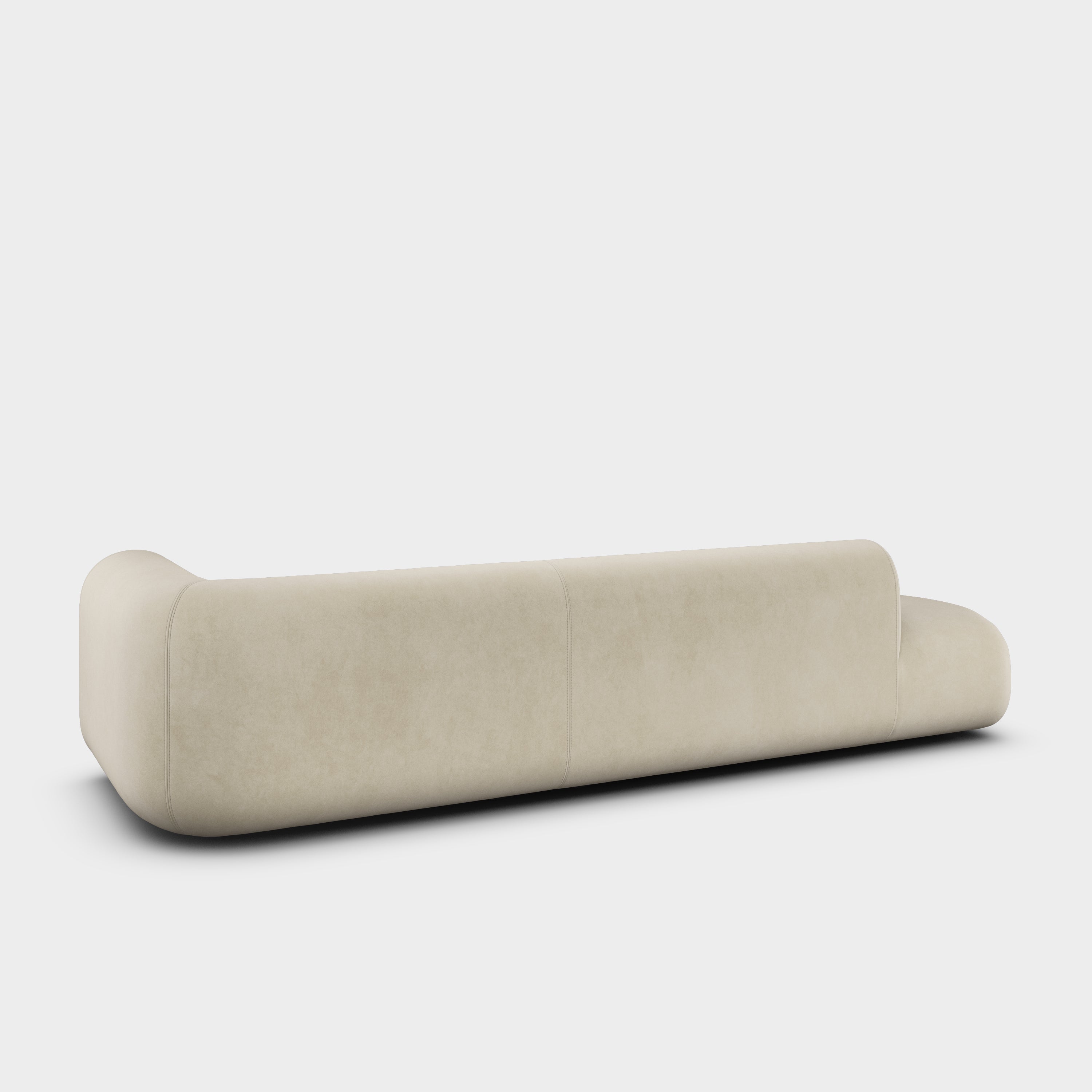 Plump 3-Seater Left Open Modular Sofa
