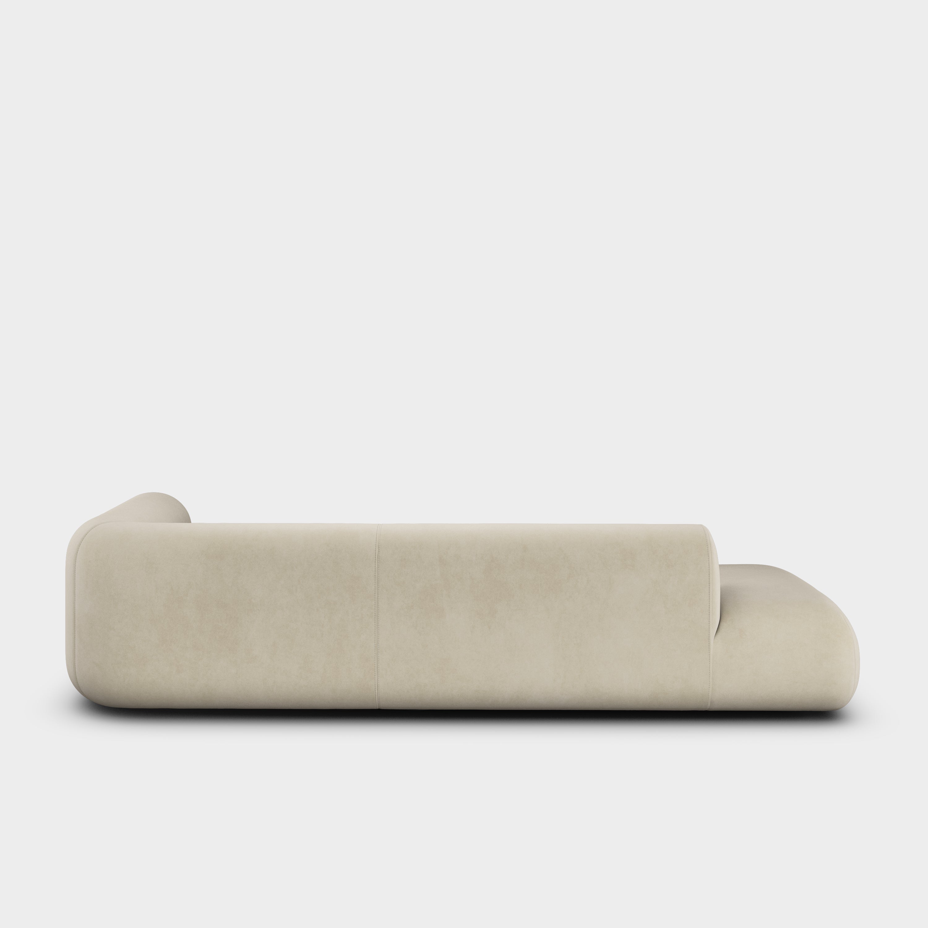 Plump 3-Seater Left Open Modular Sofa