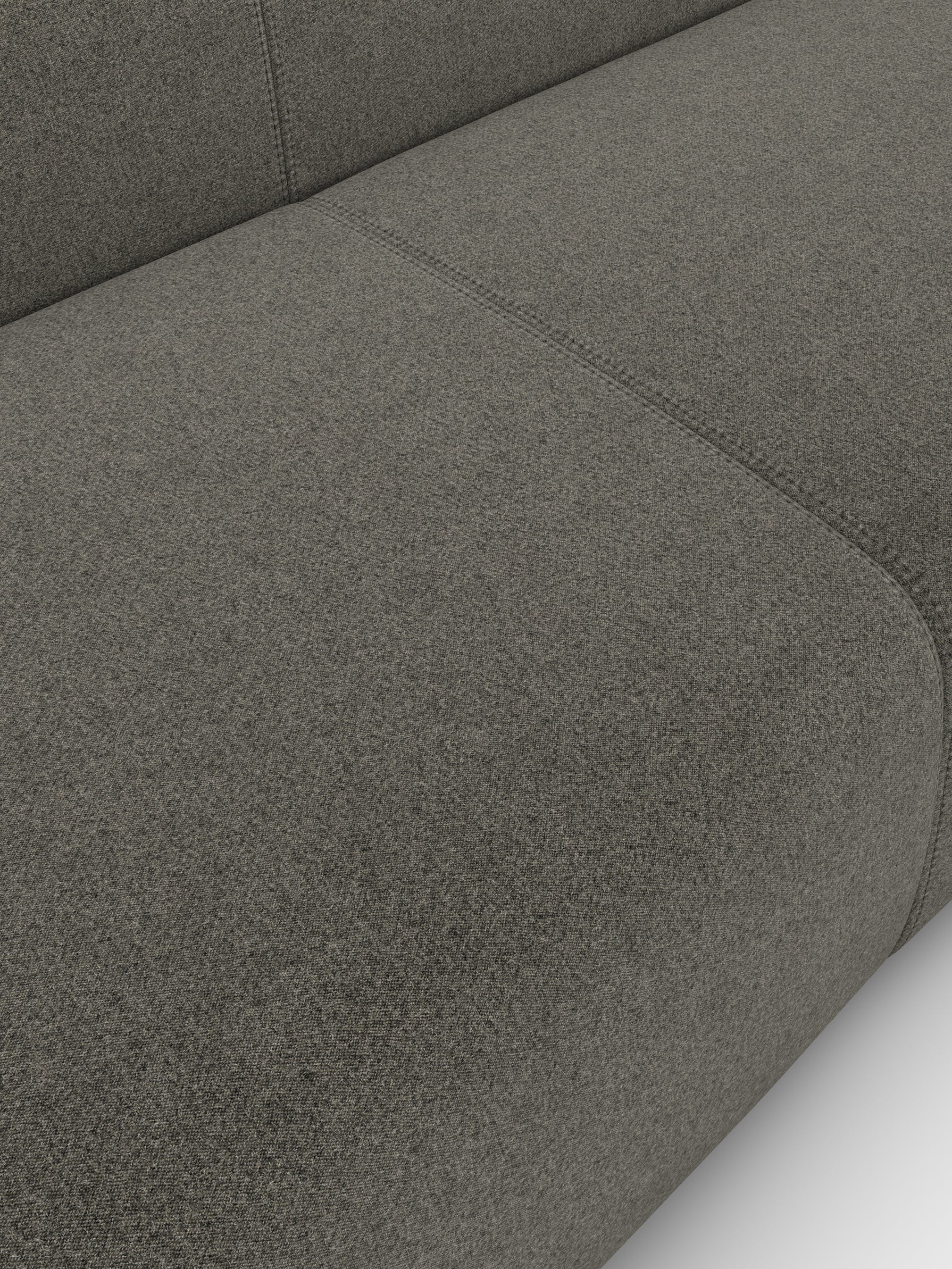 Plump 3-Seater Left Open Modular Sofa