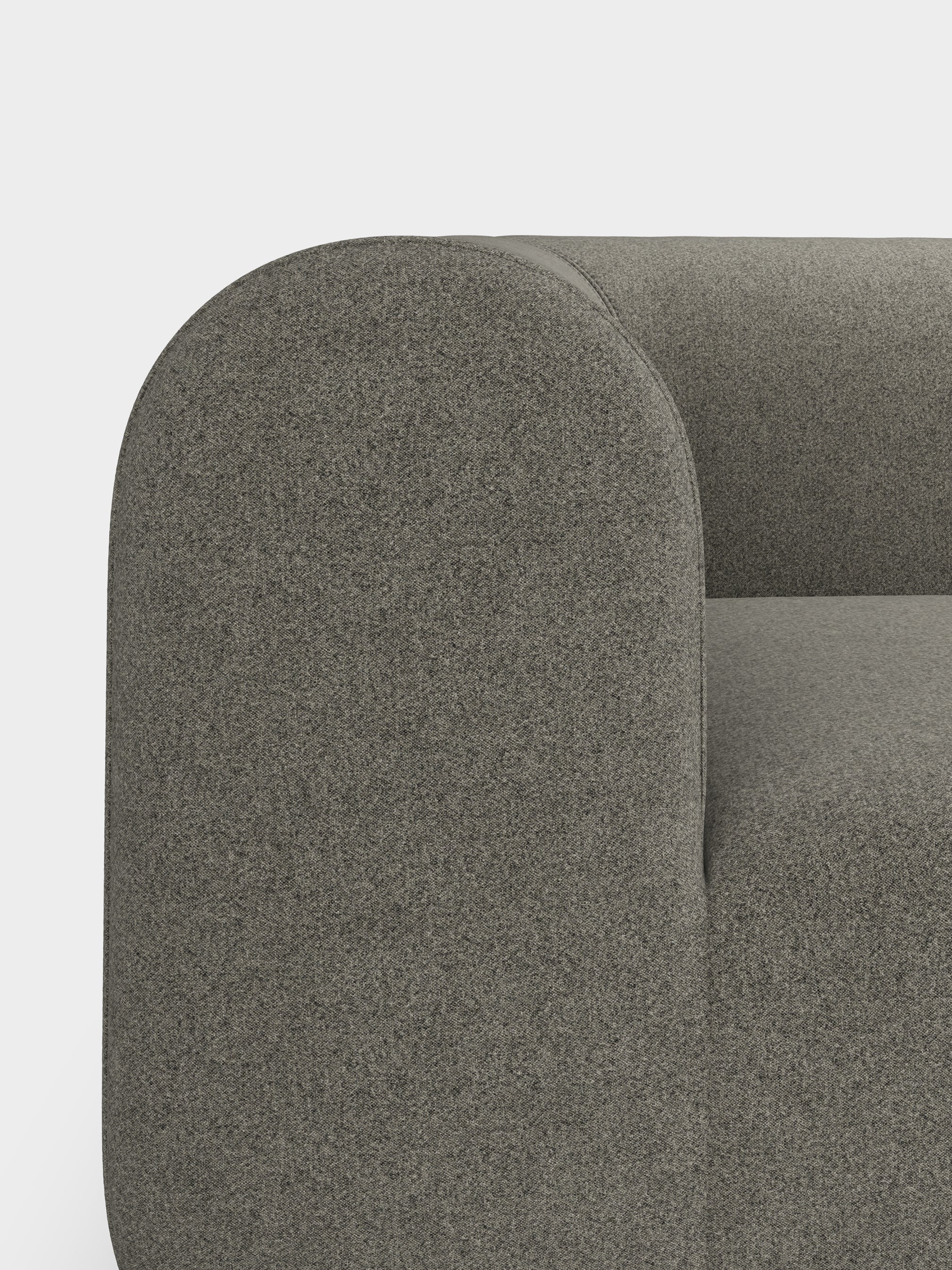 Plump 3-Seater Left Open Modular Sofa