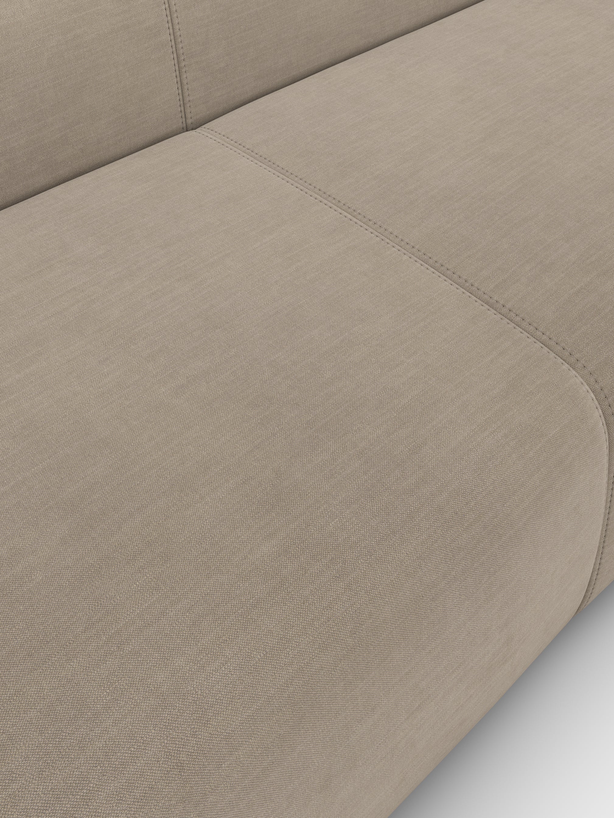 Plump 3-Seater Left Open Modular Sofa
