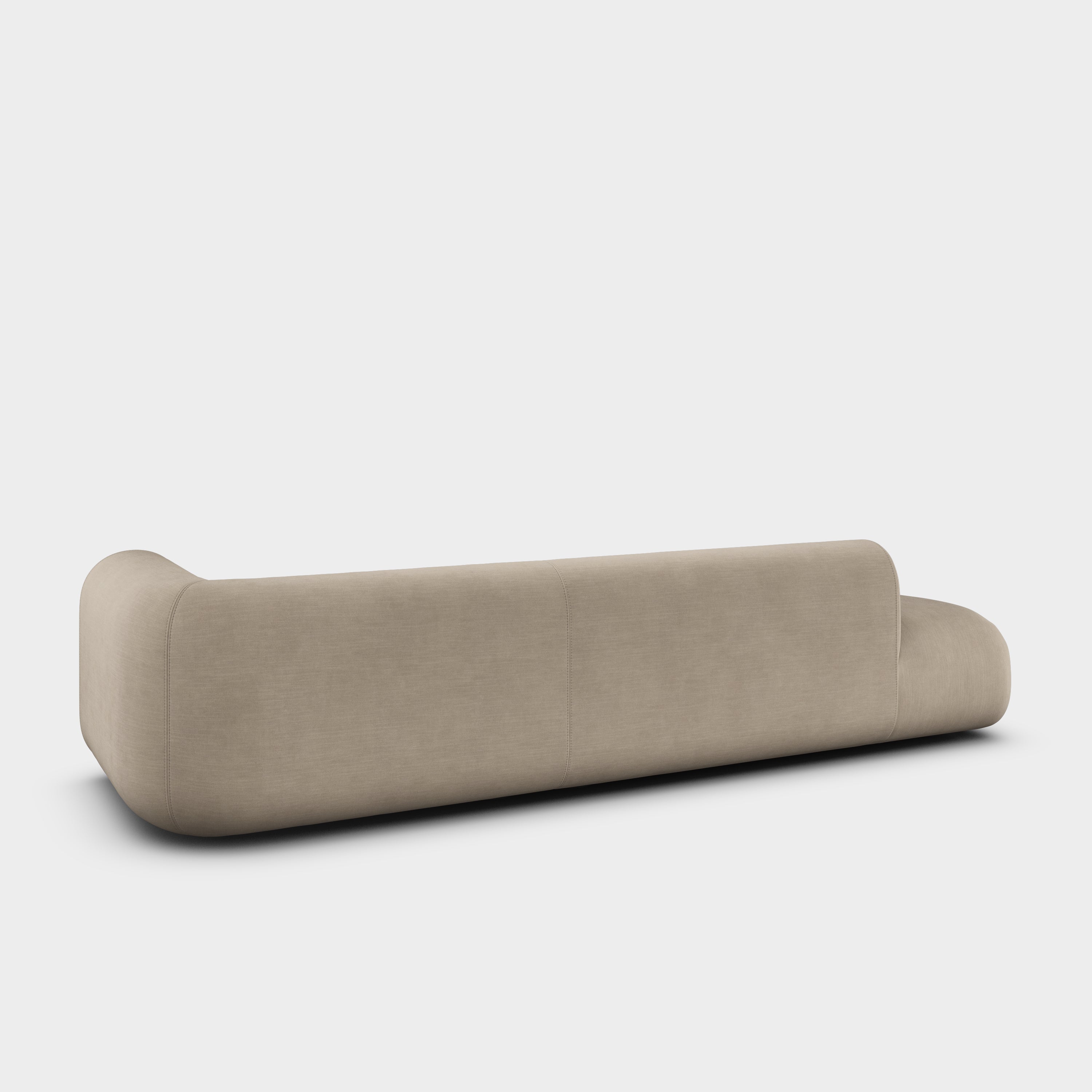 Plump 3-Seater Left Open Modular Sofa