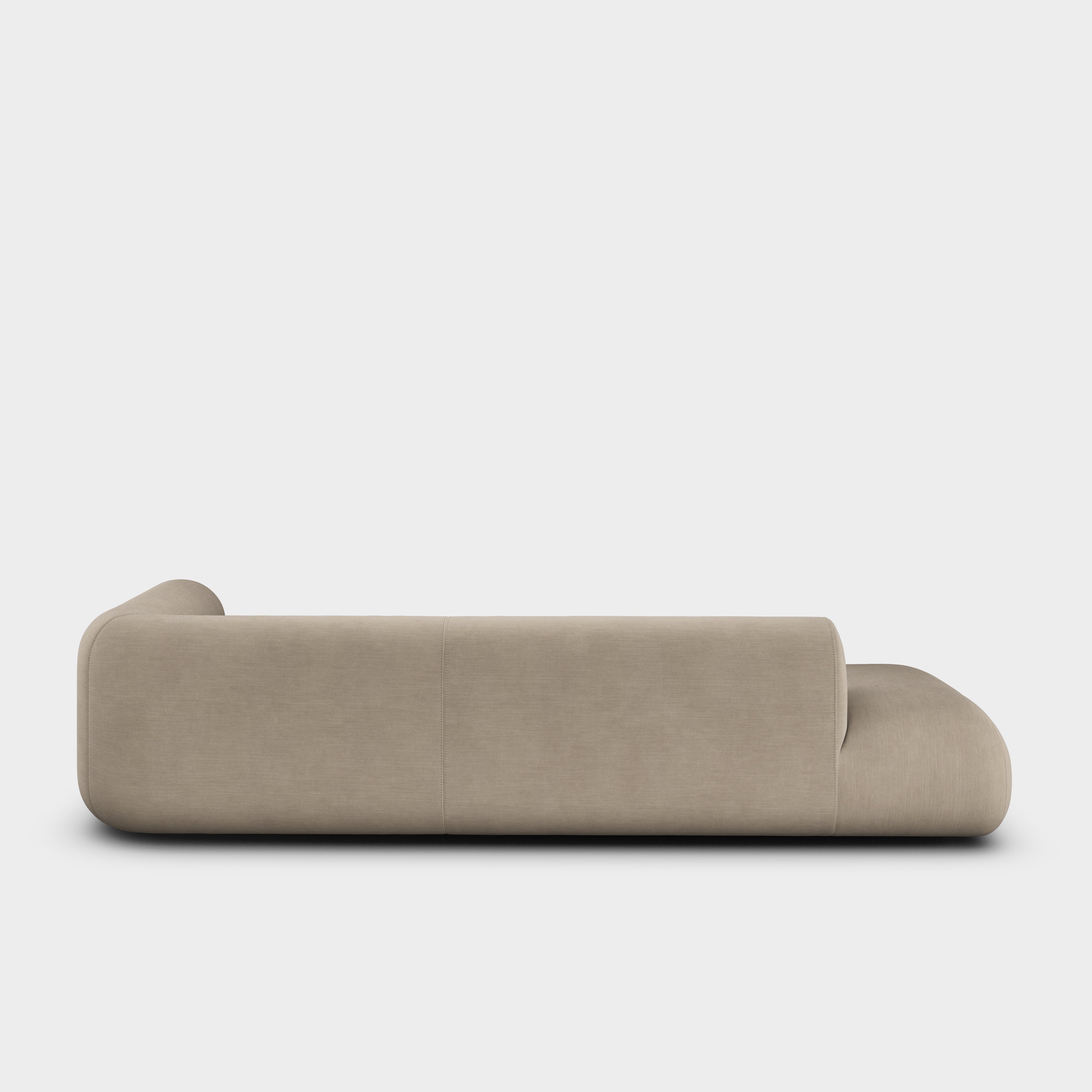 Plump 3-Seater Left Open Modular Sofa
