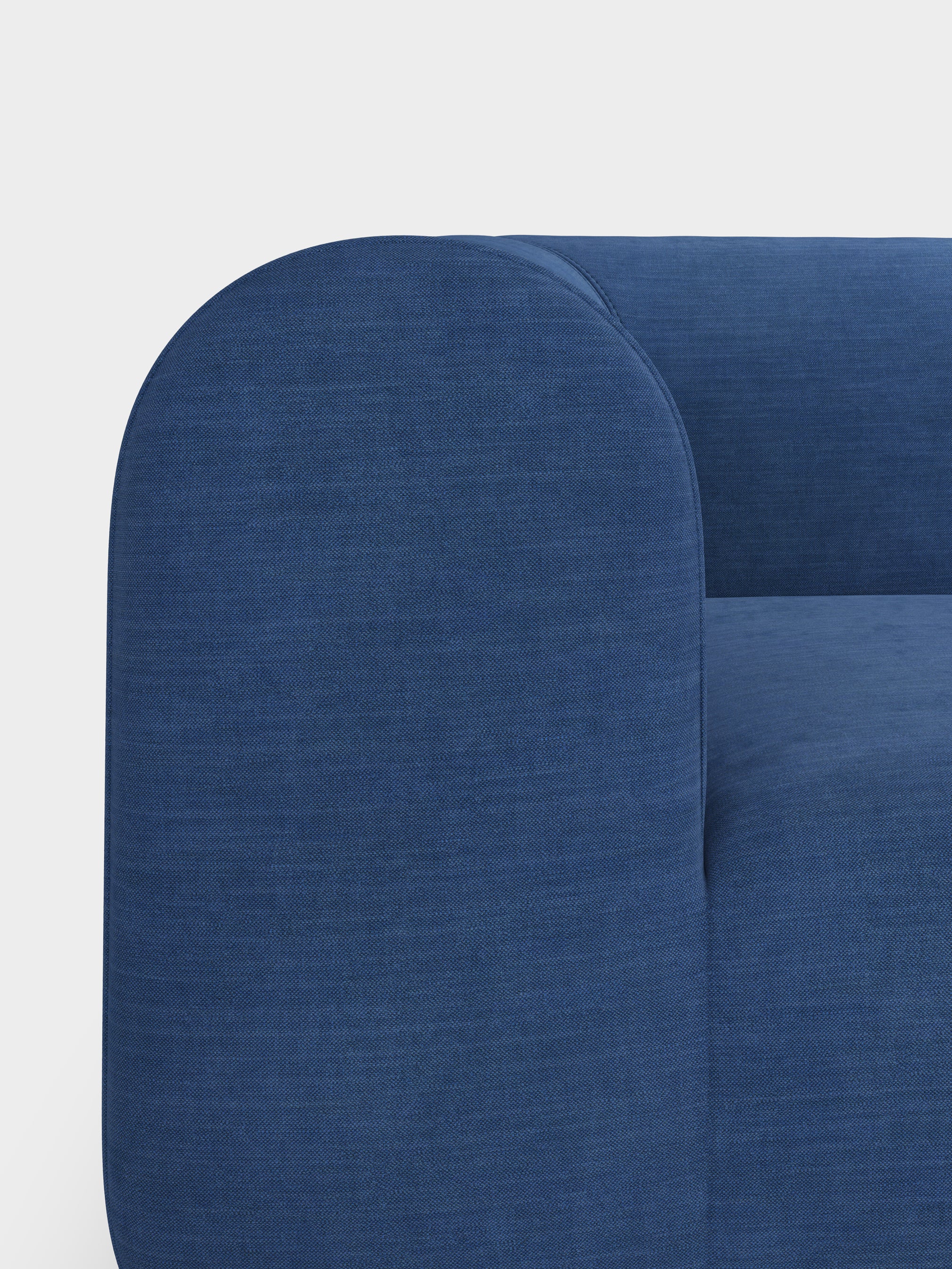 Plump 3-Seater Left Open Modular Sofa