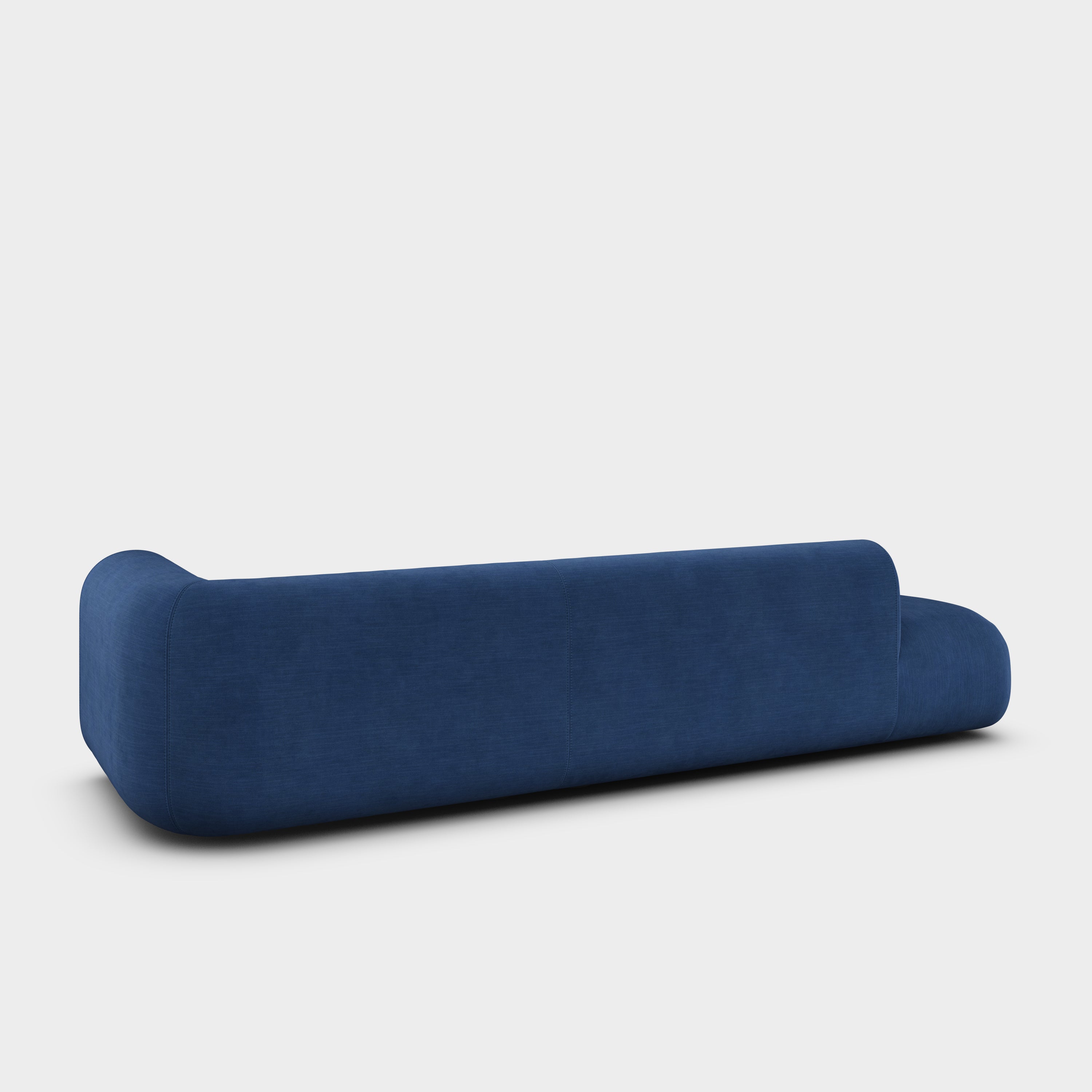 Plump 3-Seater Left Open Modular Sofa