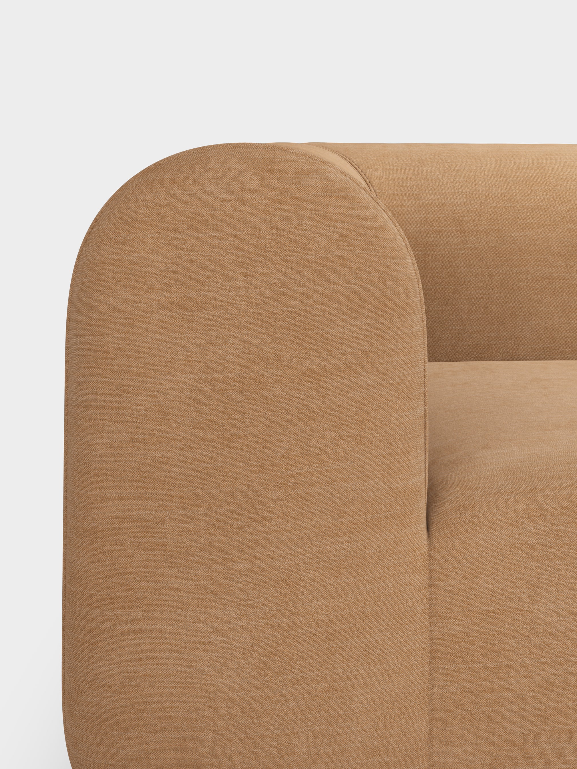 Plump 3-Seater Left Open Modular Sofa