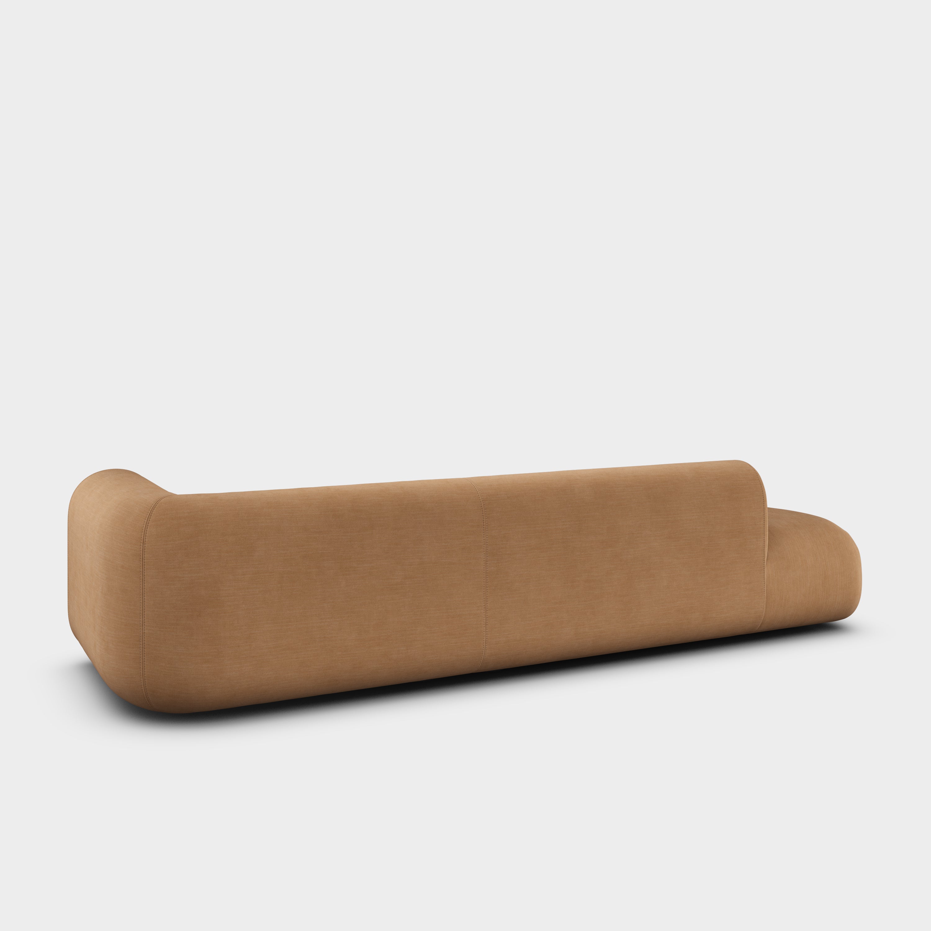 Plump 3-Seater Left Open Modular Sofa
