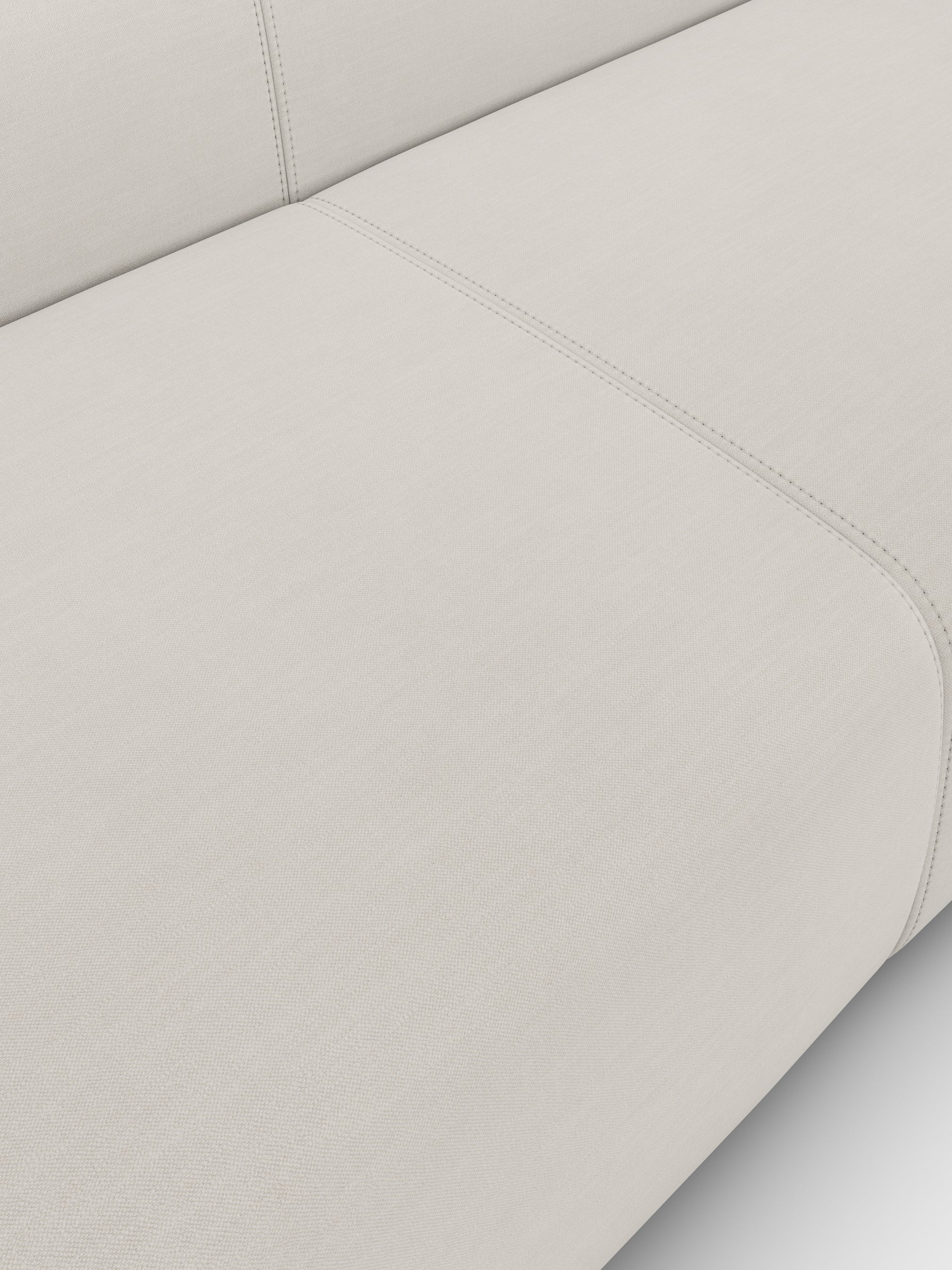 Plump 3-Seater Left Open Modular Sofa