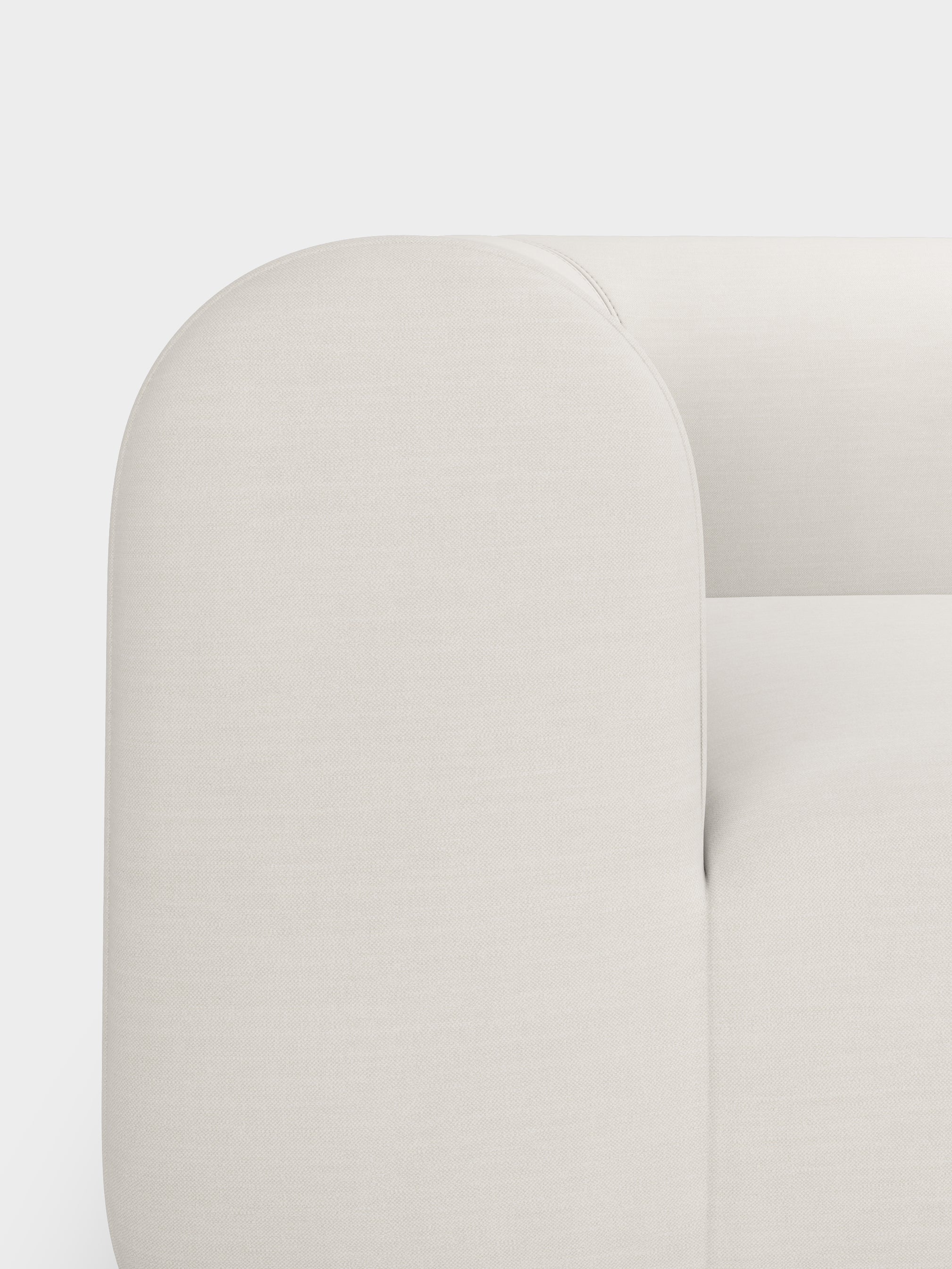Plump 3-Seater Left Open Modular Sofa