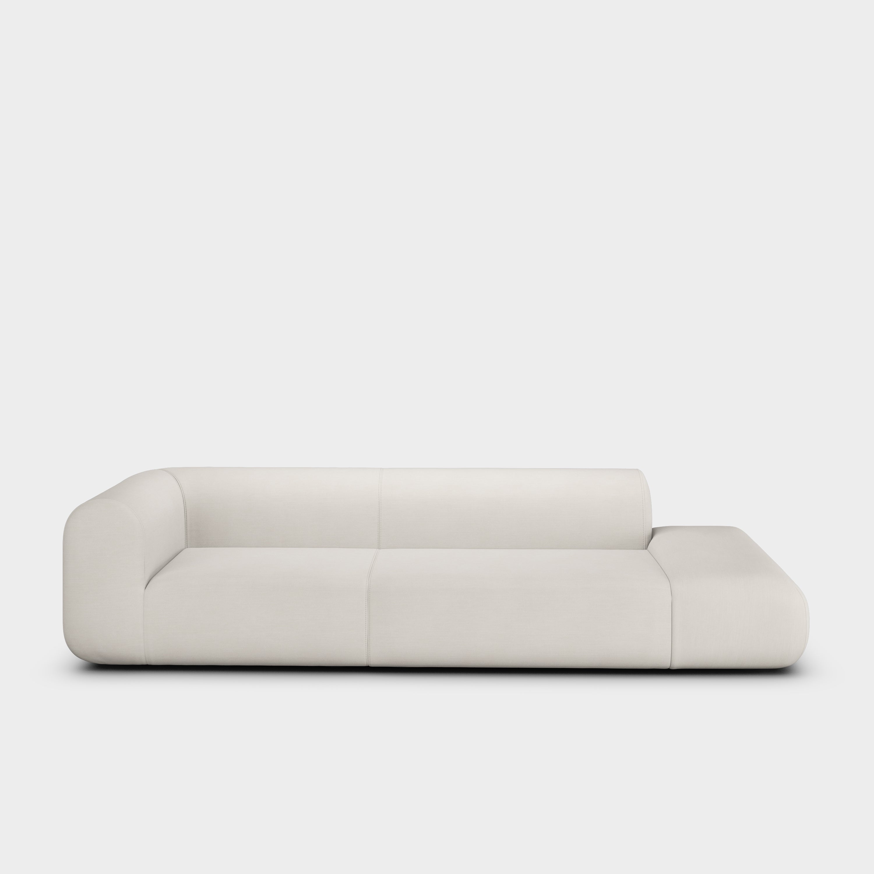 Plump 3-Seater Left Open Modular Sofa