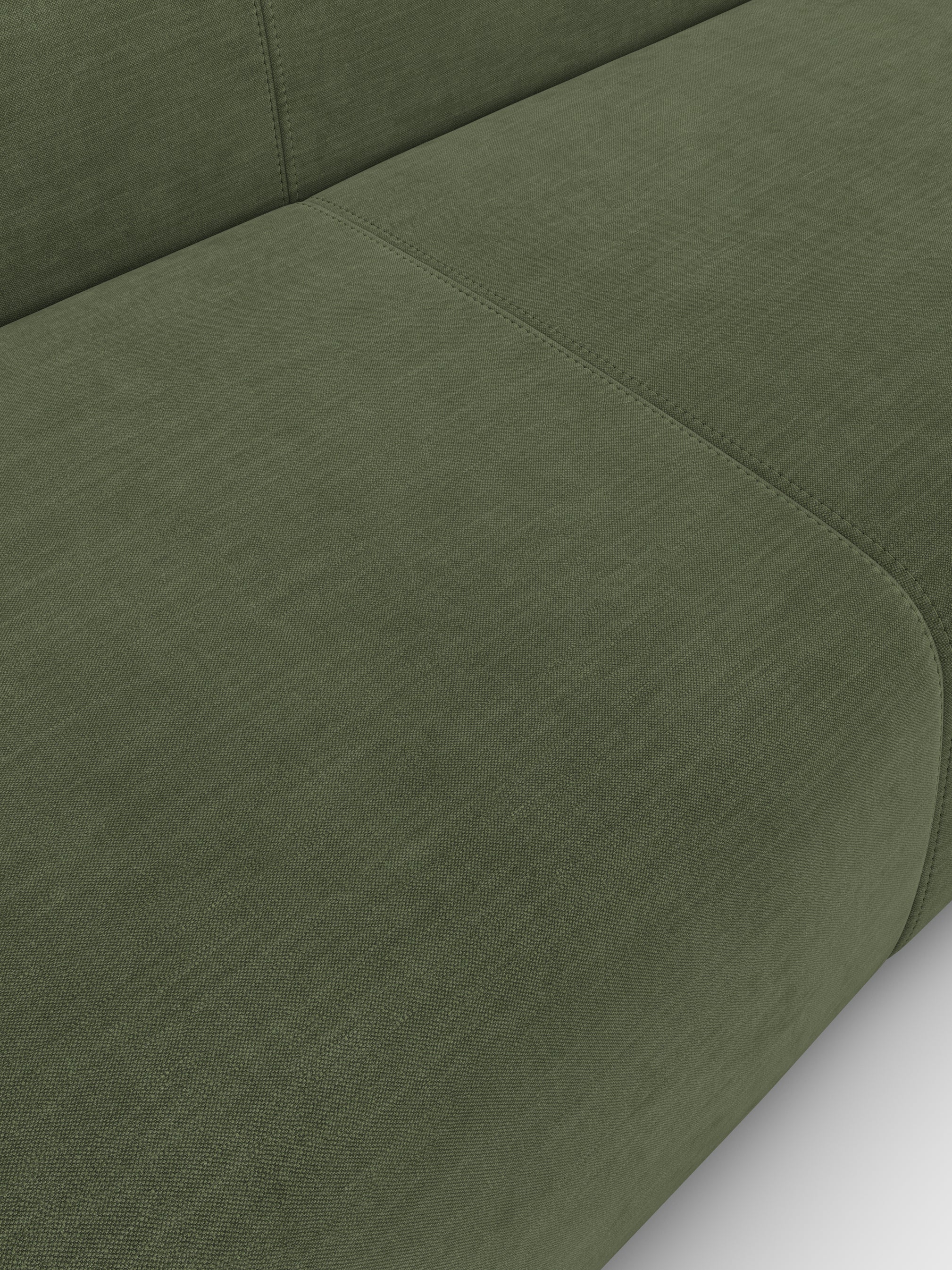 Plump 3-Seater Left Open Modular Sofa