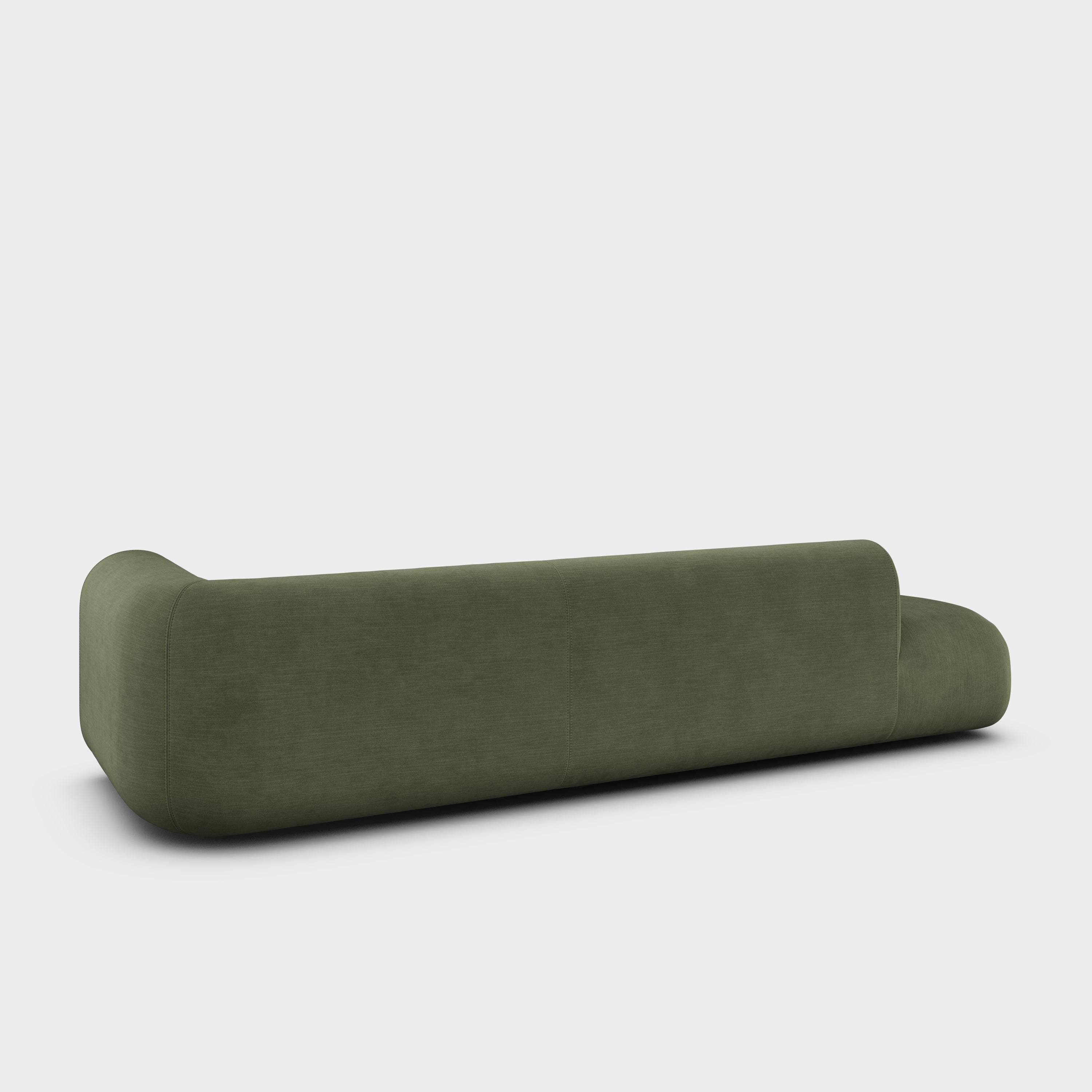Plump 3-Seater Left Open Modular Sofa