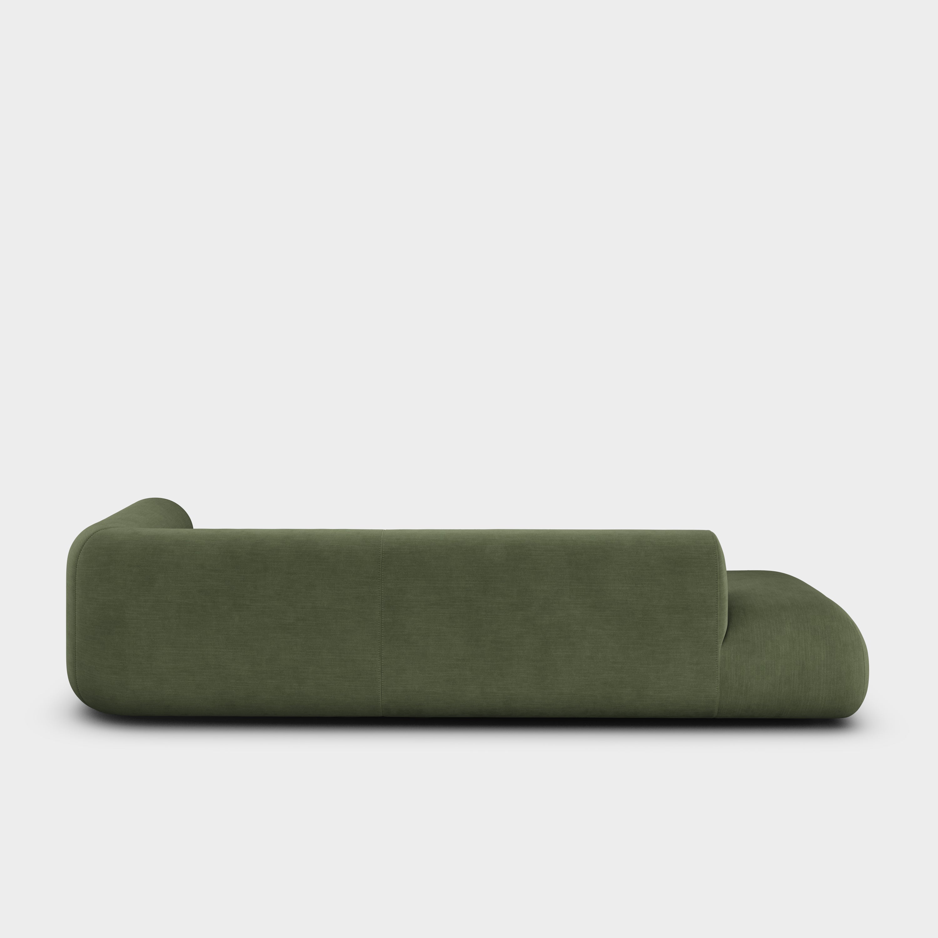Plump 3-Seater Left Open Modular Sofa