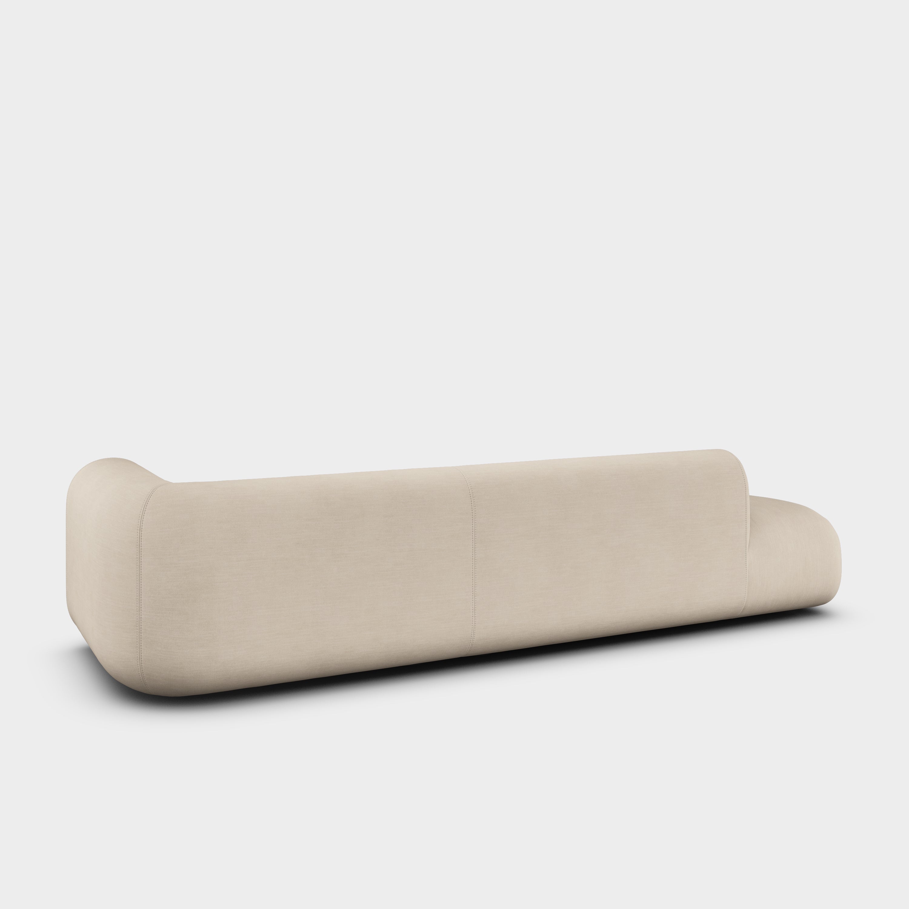 Plump 3-Seater Left Open Modular Sofa