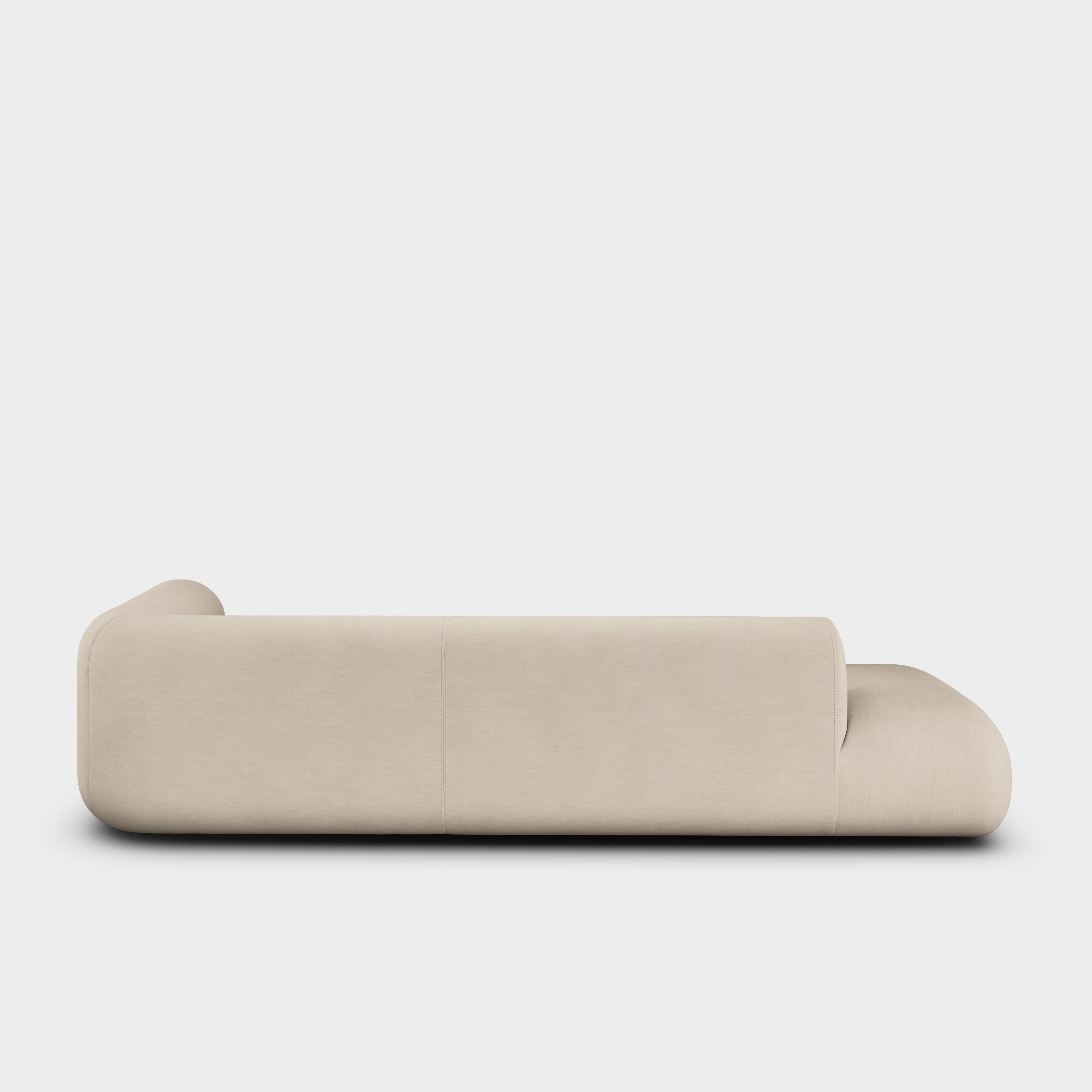 Plump 3-Seater Left Open Modular Sofa
