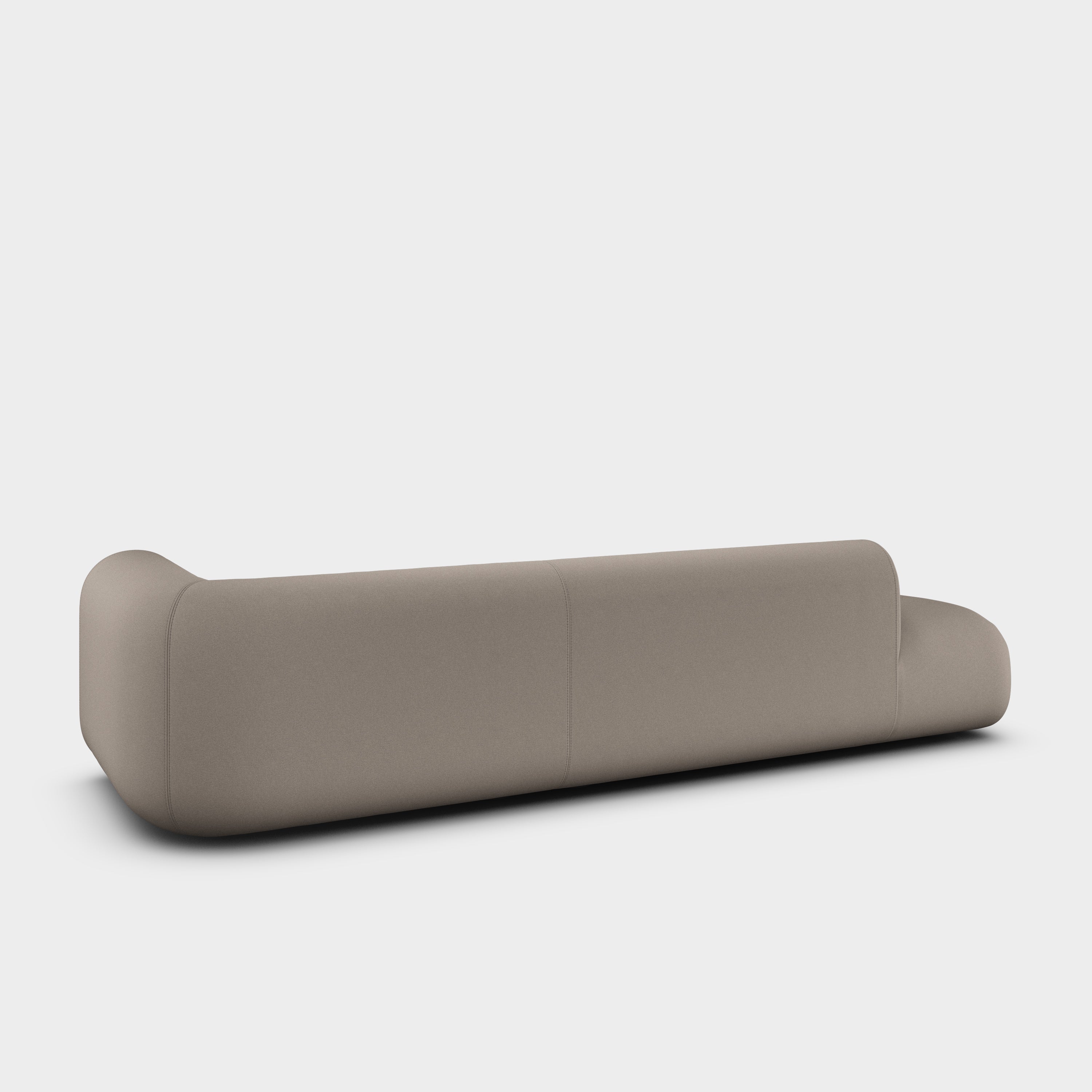 Plump 3-Seater Left Open Modular Sofa