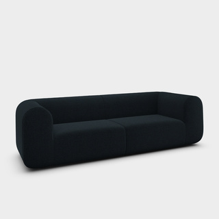 Navy Kvadrat Autumn / 3-Seater Modular Sofa / Kvadrat Autumn - Navy (0791)