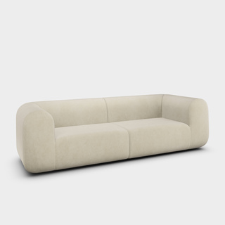 Pearl Royal Velvet / 3-Seater Modular Sofa / Royal - Pearl (106)