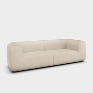 Porridge Linara Linen / 3-Seater Modular Sofa / Linara - Porridge (05)