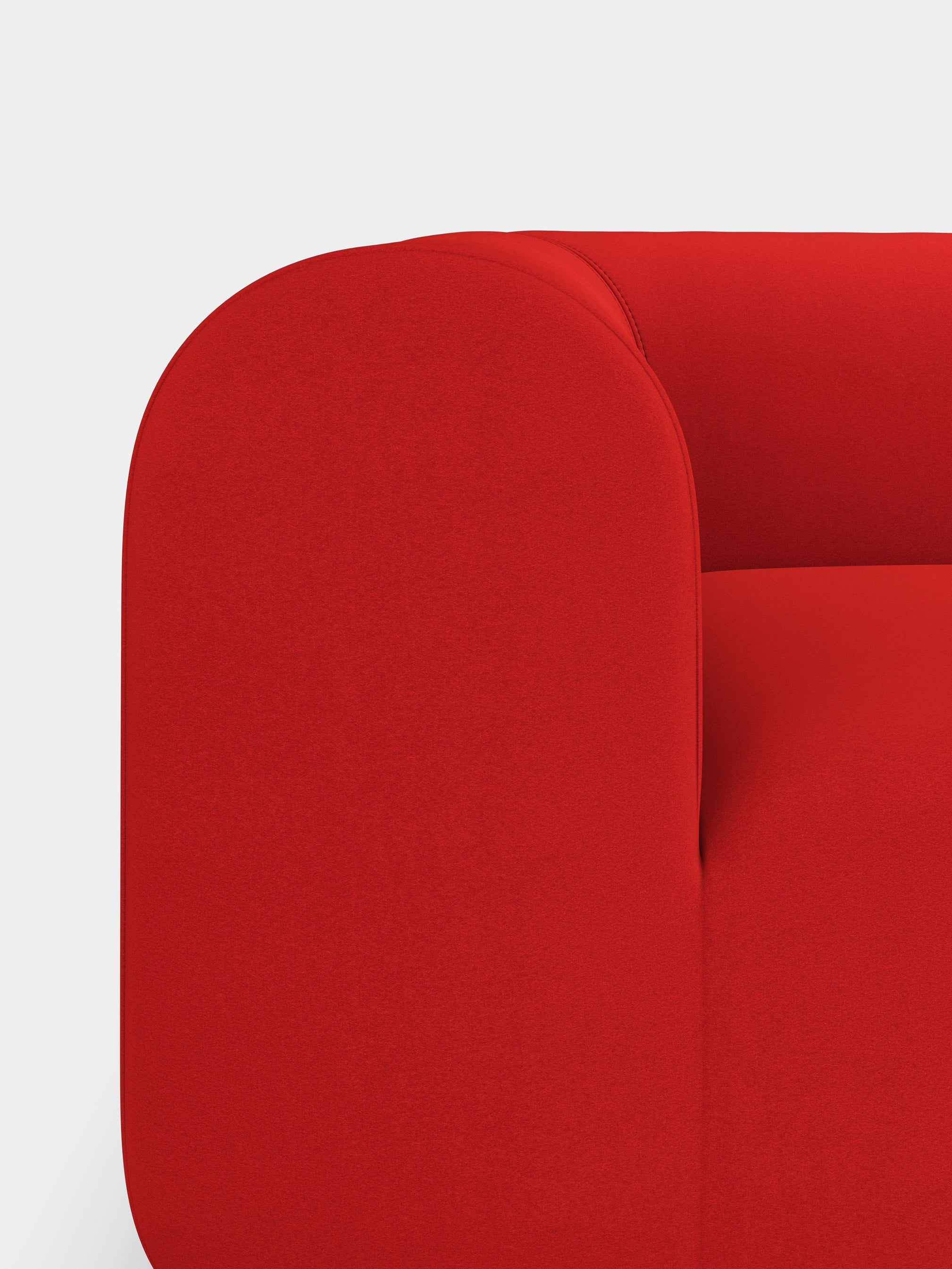 Plump 3-Seater Right Chaise Longue Modular Sofa