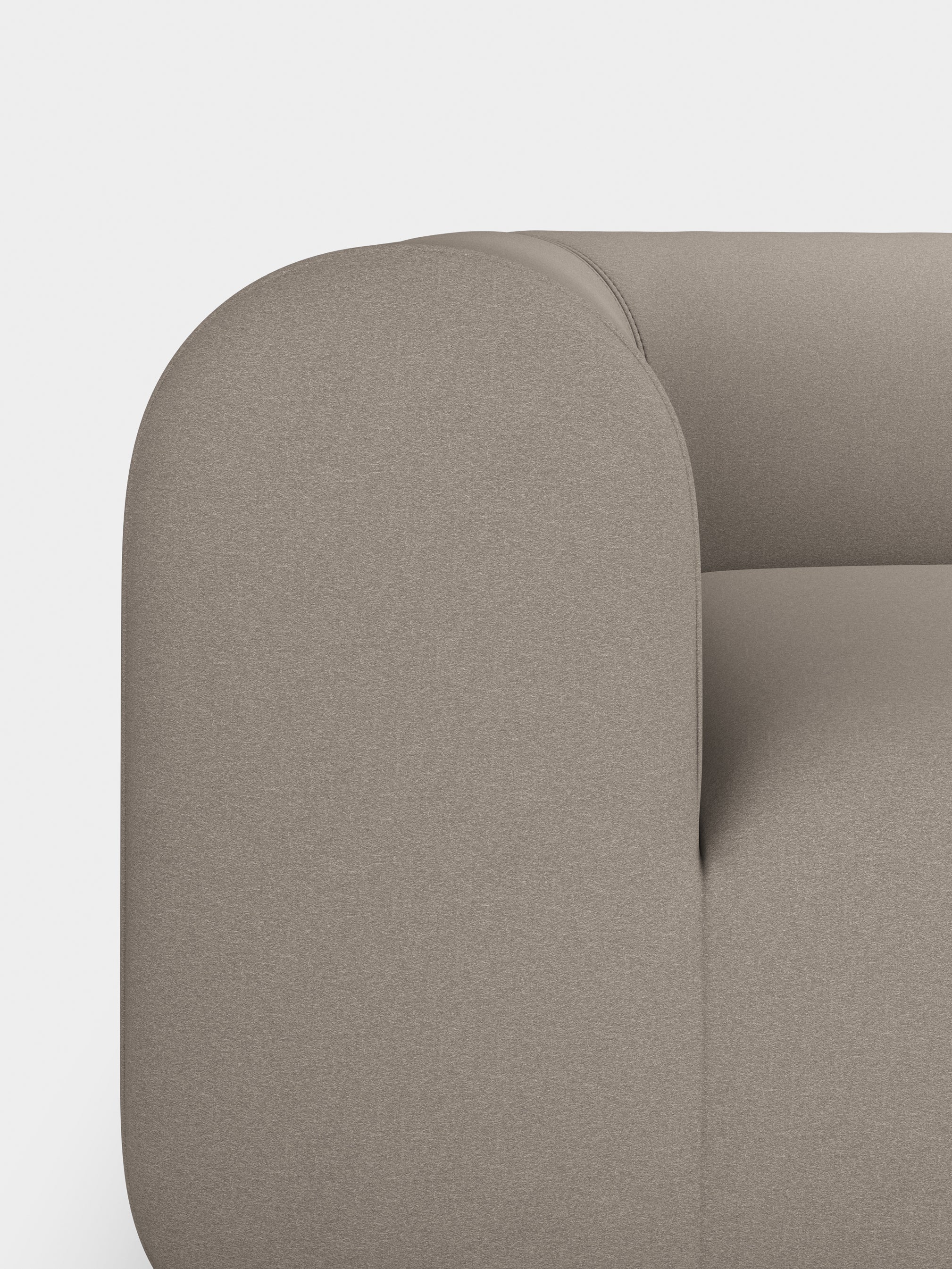 Plump 3-Seater Right Chaise Longue Modular Sofa