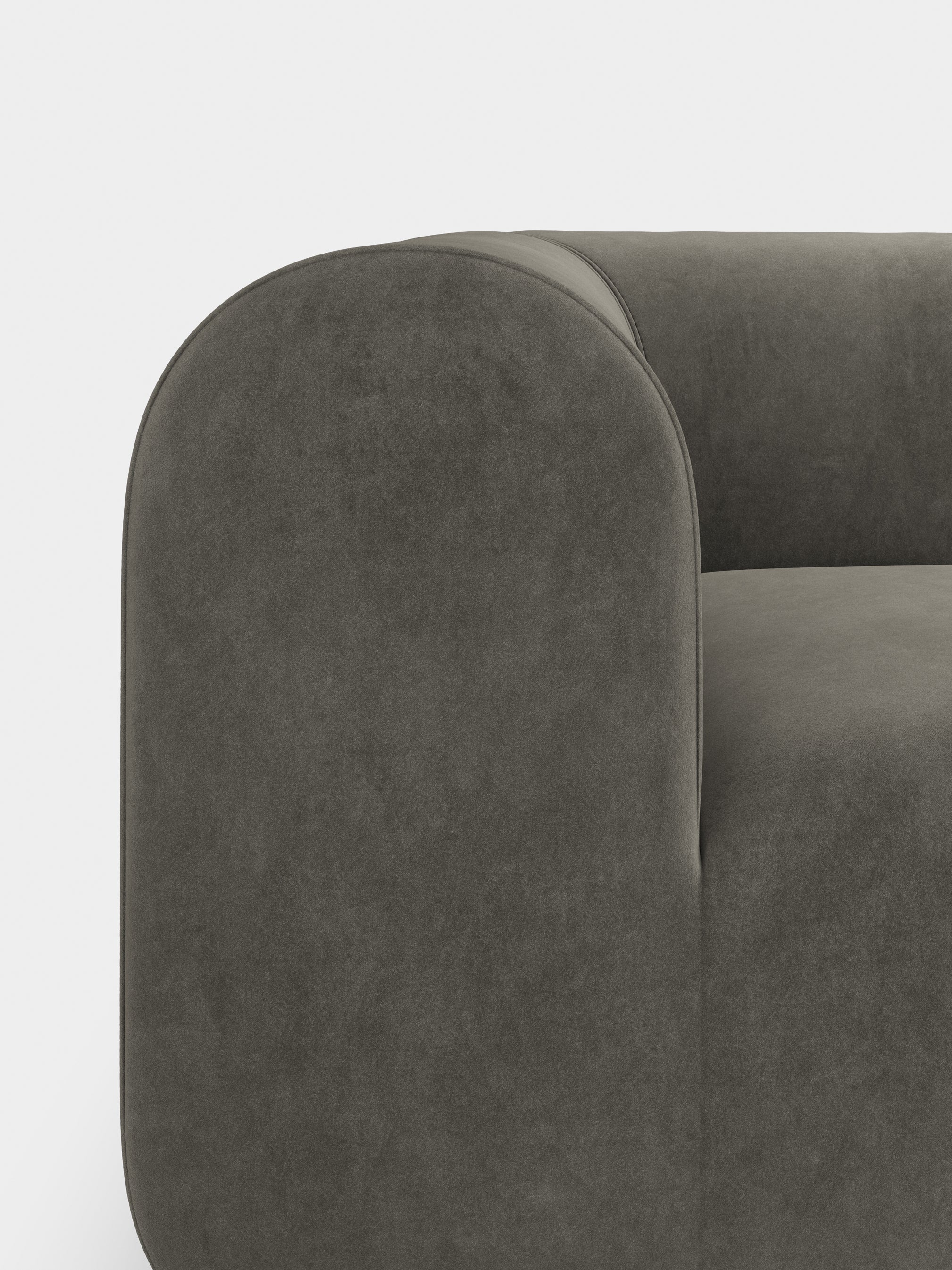 Plump 3-Seater Right Chaise Longue Modular Sofa