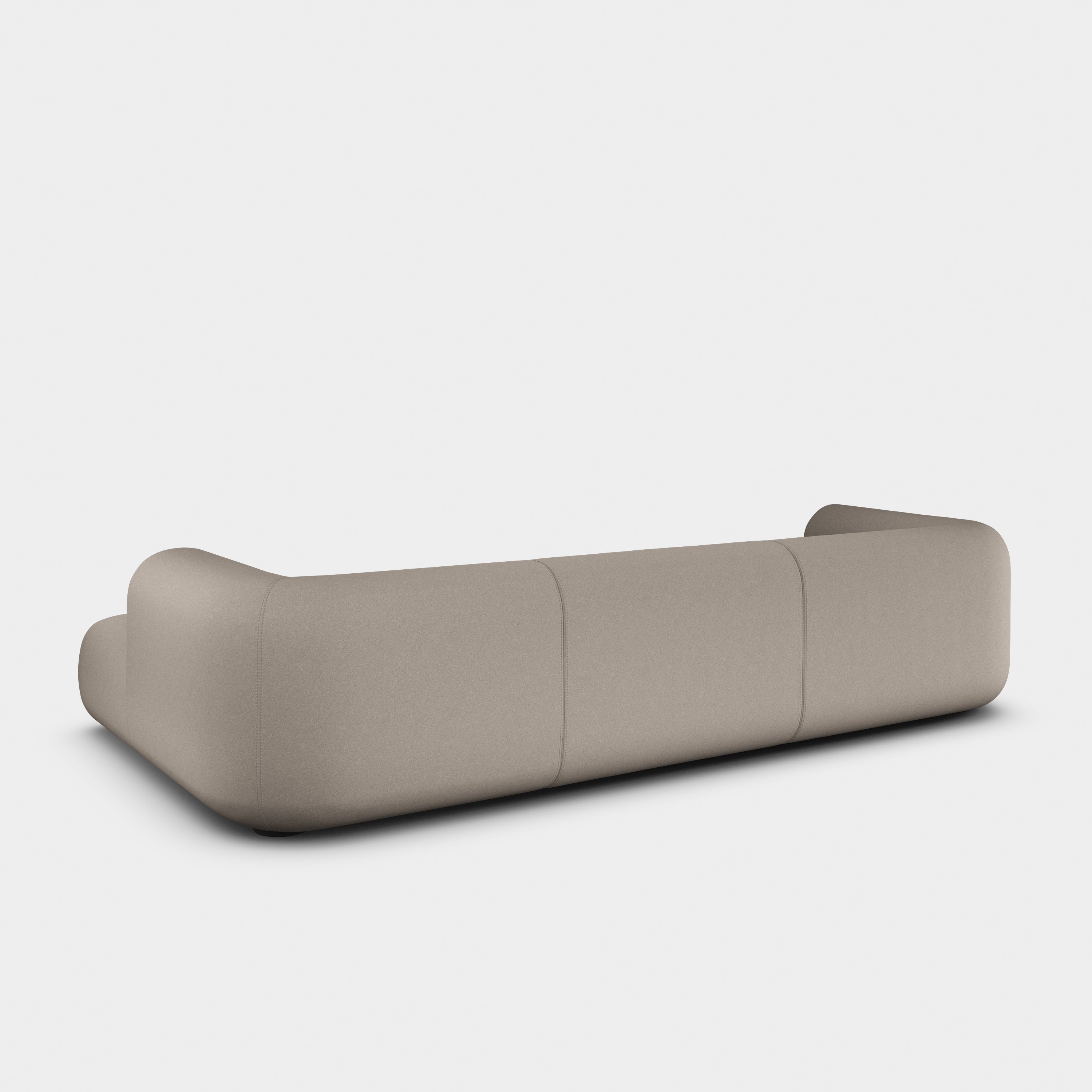 Plump 3-Seater Right Chaise Longue Modular Sofa