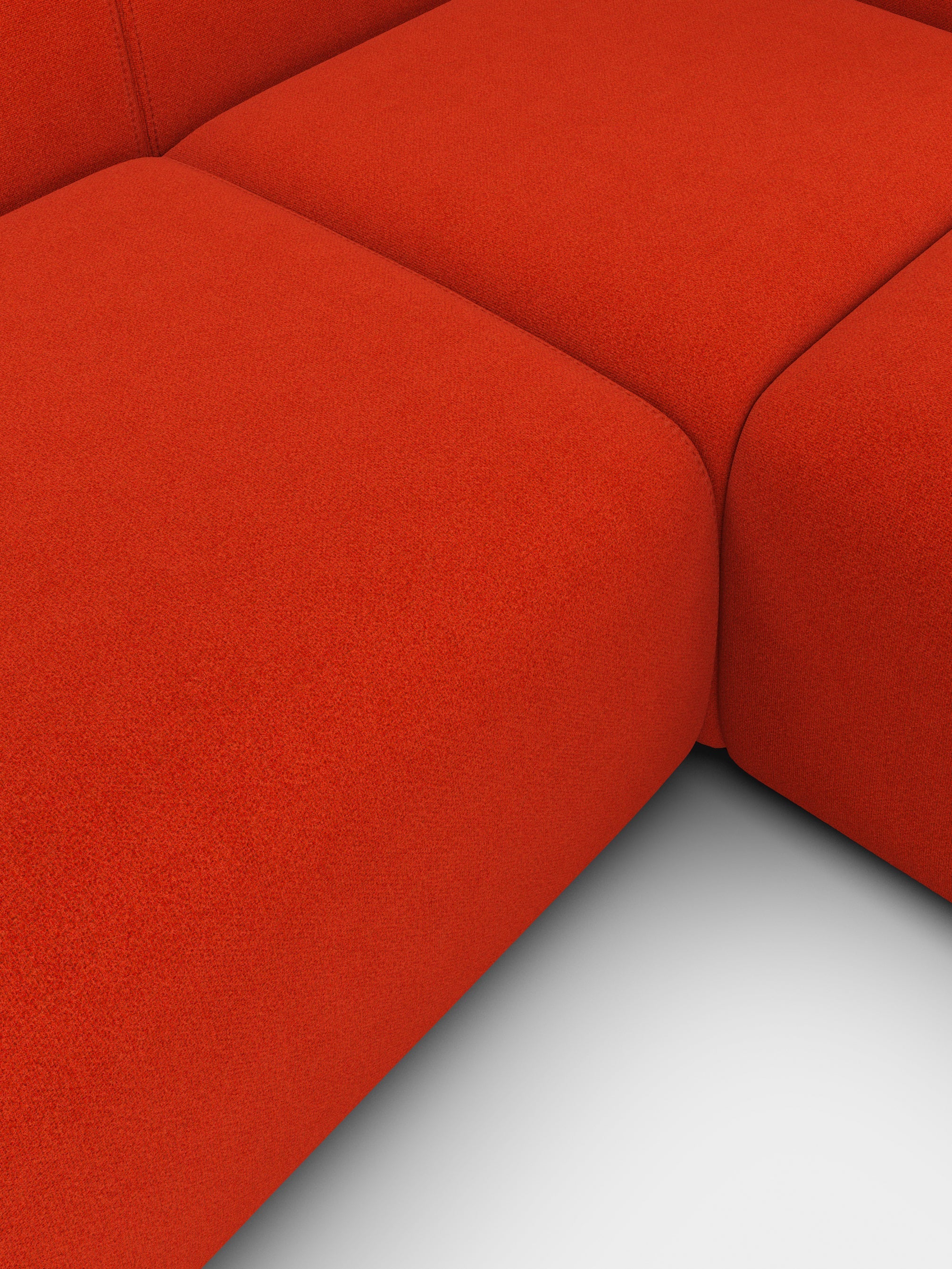 Plump 3-Seater Right Chaise Longue Modular Sofa