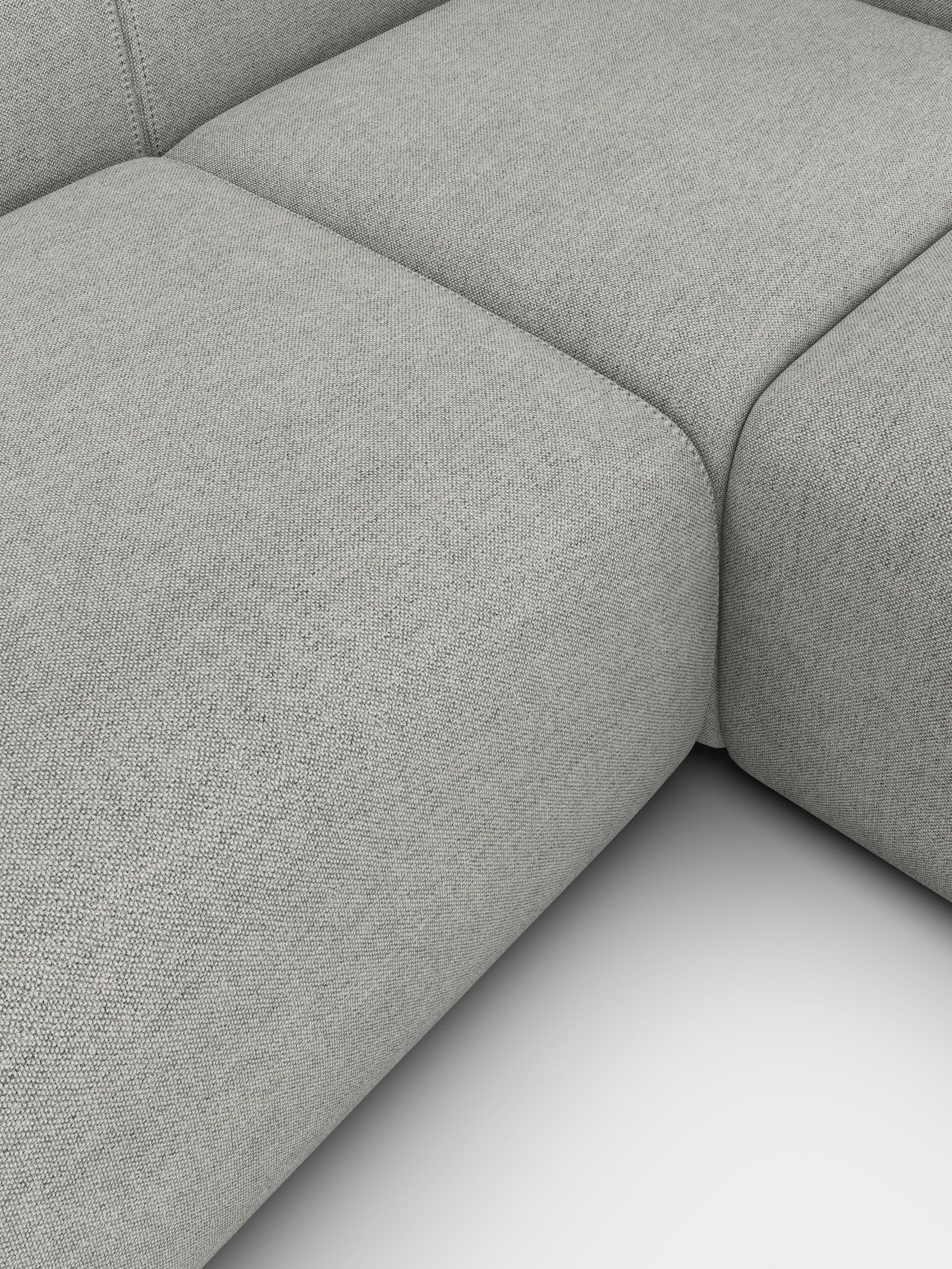Plump 3-Seater Right Chaise Longue Modular Sofa