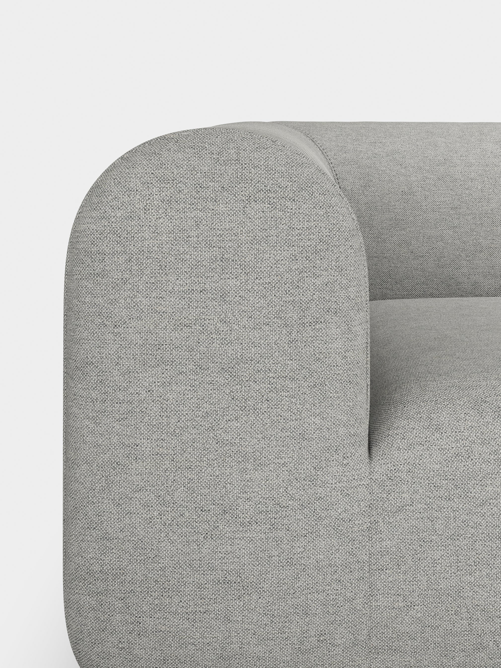 Plump 3-Seater Right Chaise Longue Modular Sofa