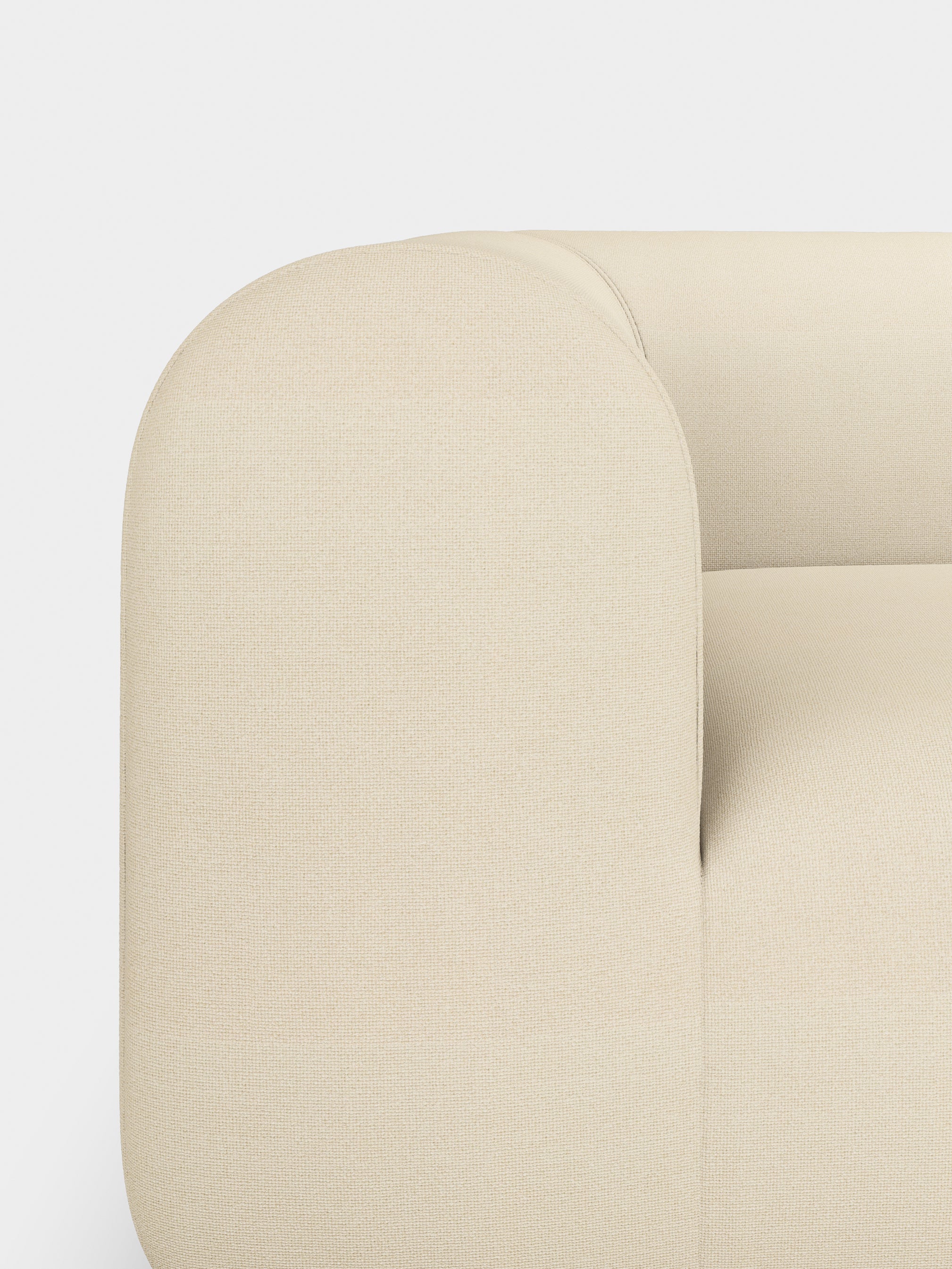 Plump 3-Seater Right Chaise Longue Modular Sofa