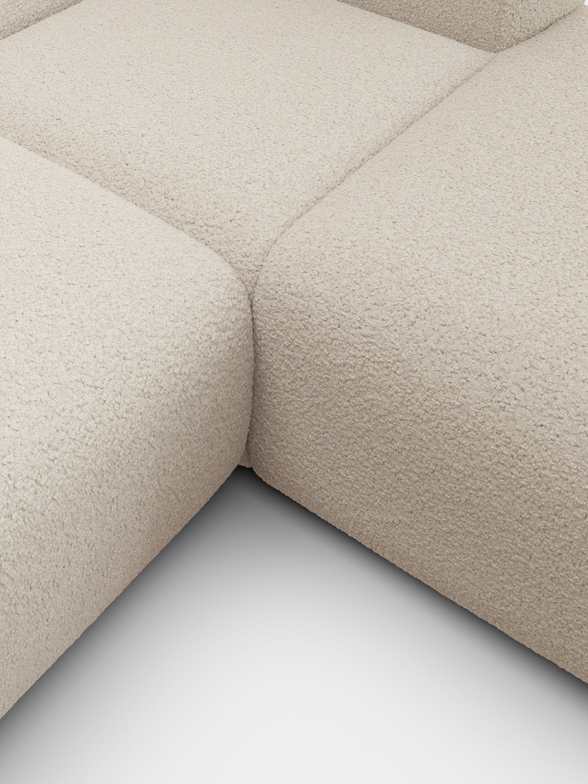 Plump 3-Seater Right Chaise Longue Modular Sofa