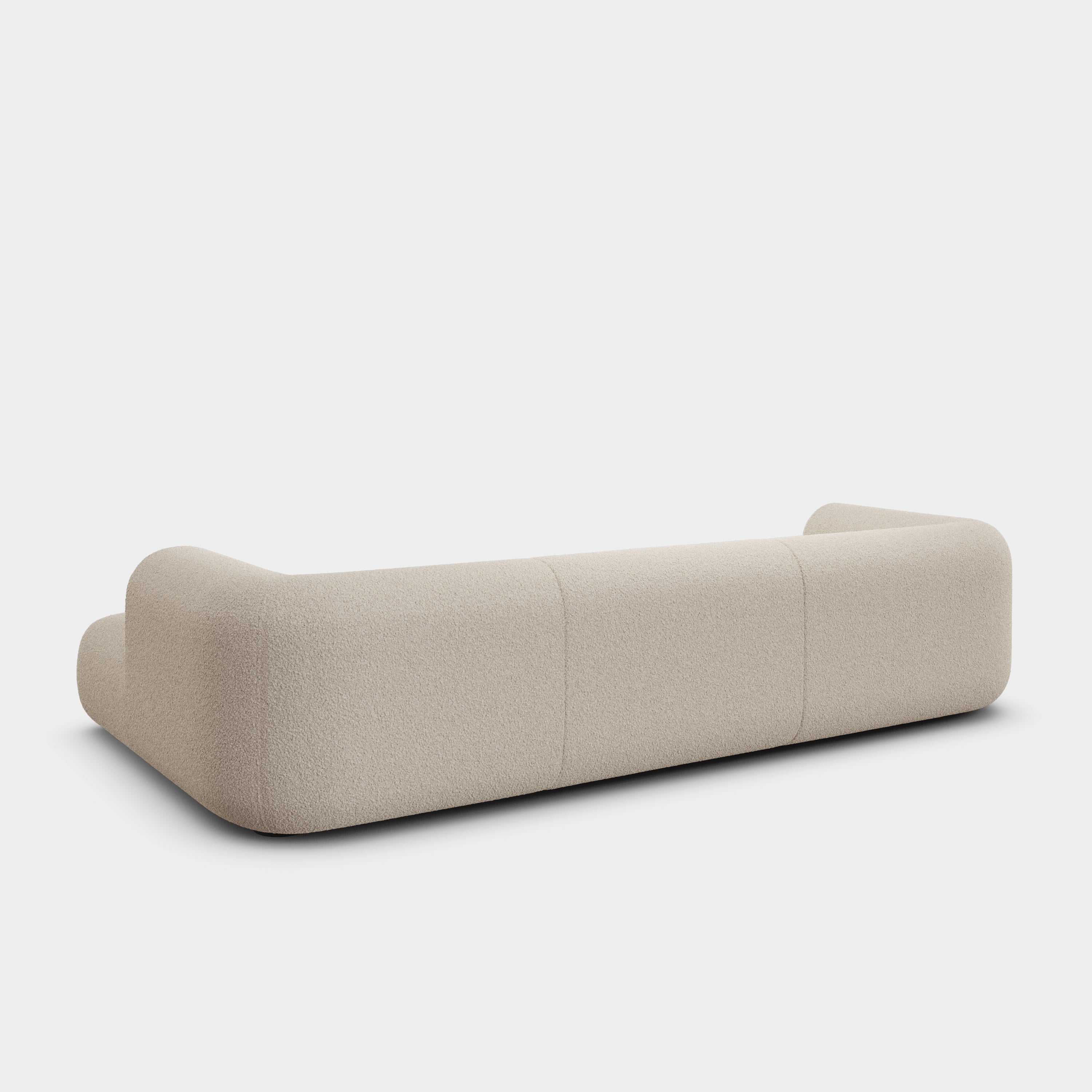Plump 3-Seater Right Chaise Longue Modular Sofa