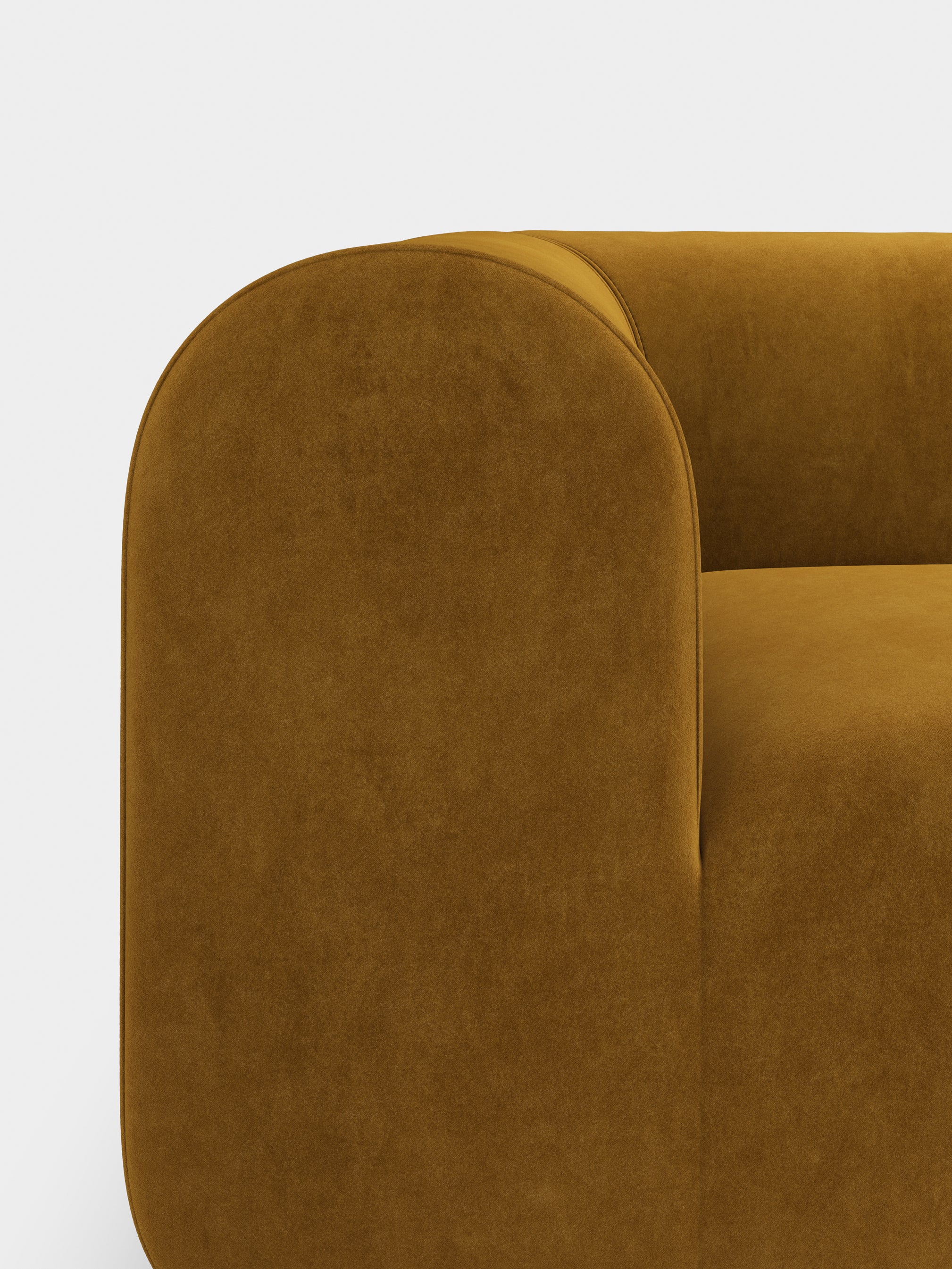 Plump 3-Seater Right Chaise Longue Modular Sofa